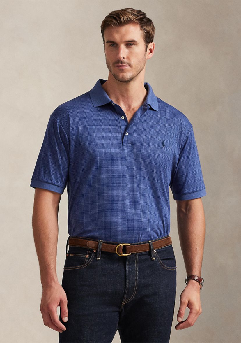 Polo Ralph Lauren Big & Tall Glen Plaid Soft Cotton Polo Shirt | Belk