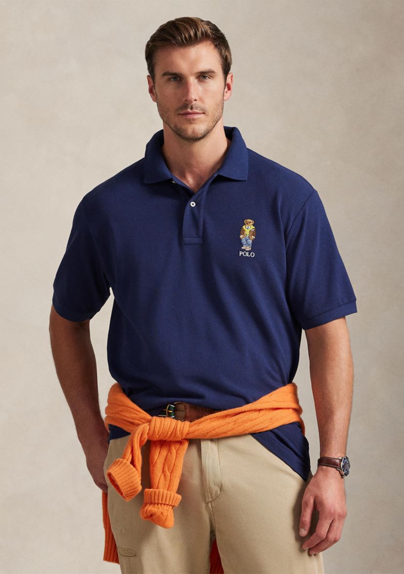 Big & Tall Polo Bear Mesh Polo Shirt