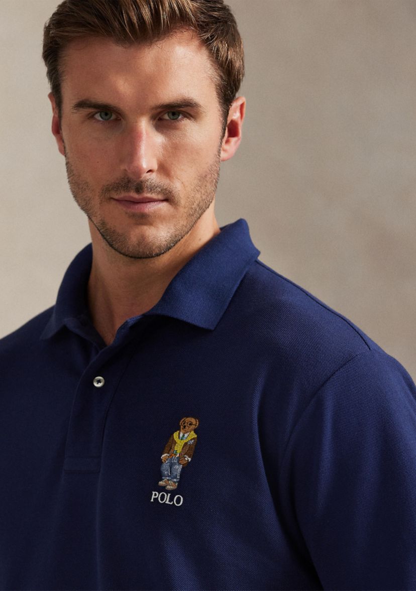 Big & Tall Polo Bear Mesh Polo Shirt