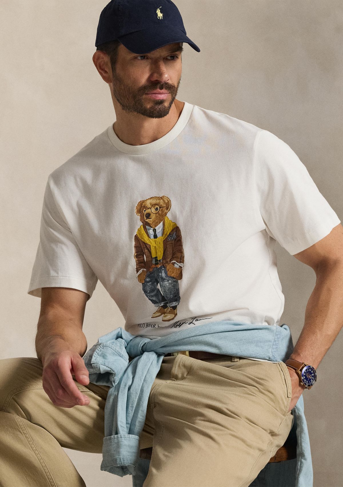 Big & Tall Polo Bear Jersey T-Shirt