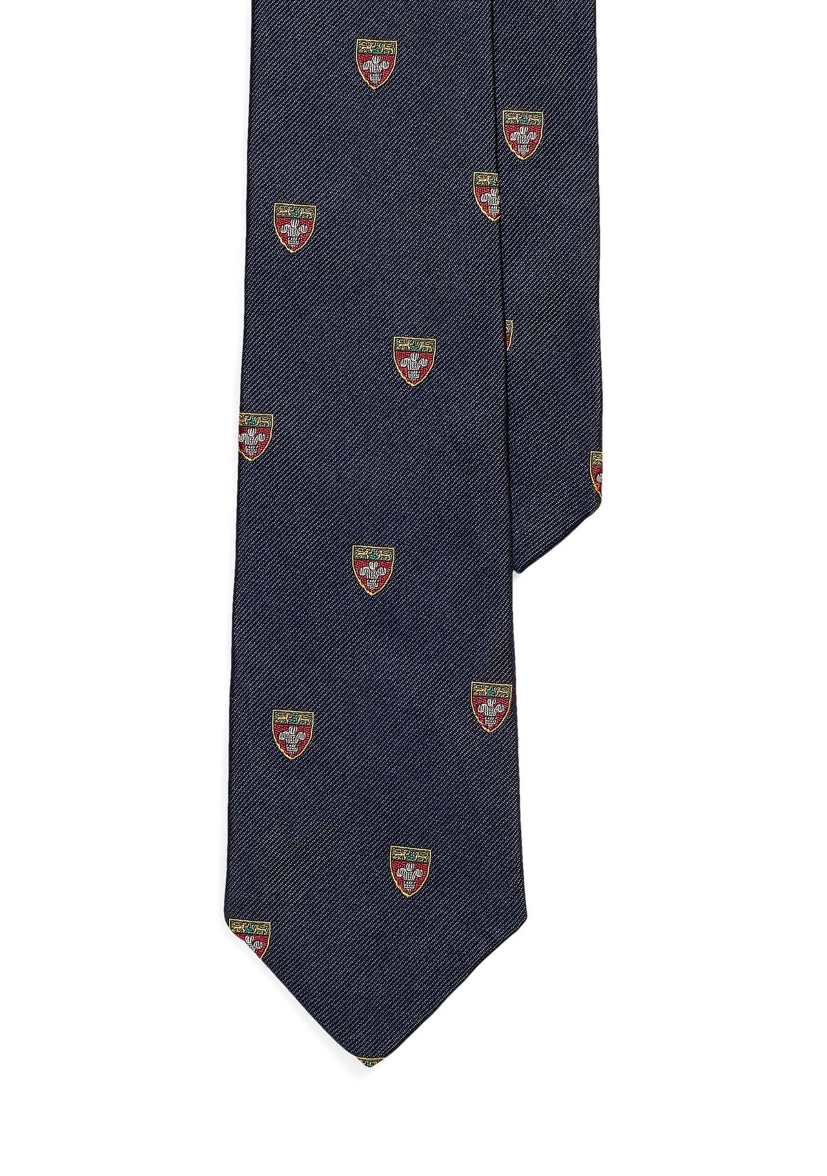 Silk Repp Narrow Club Tie