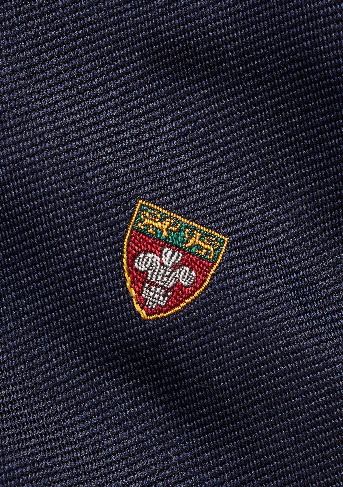 Silk Repp Narrow Club Tie