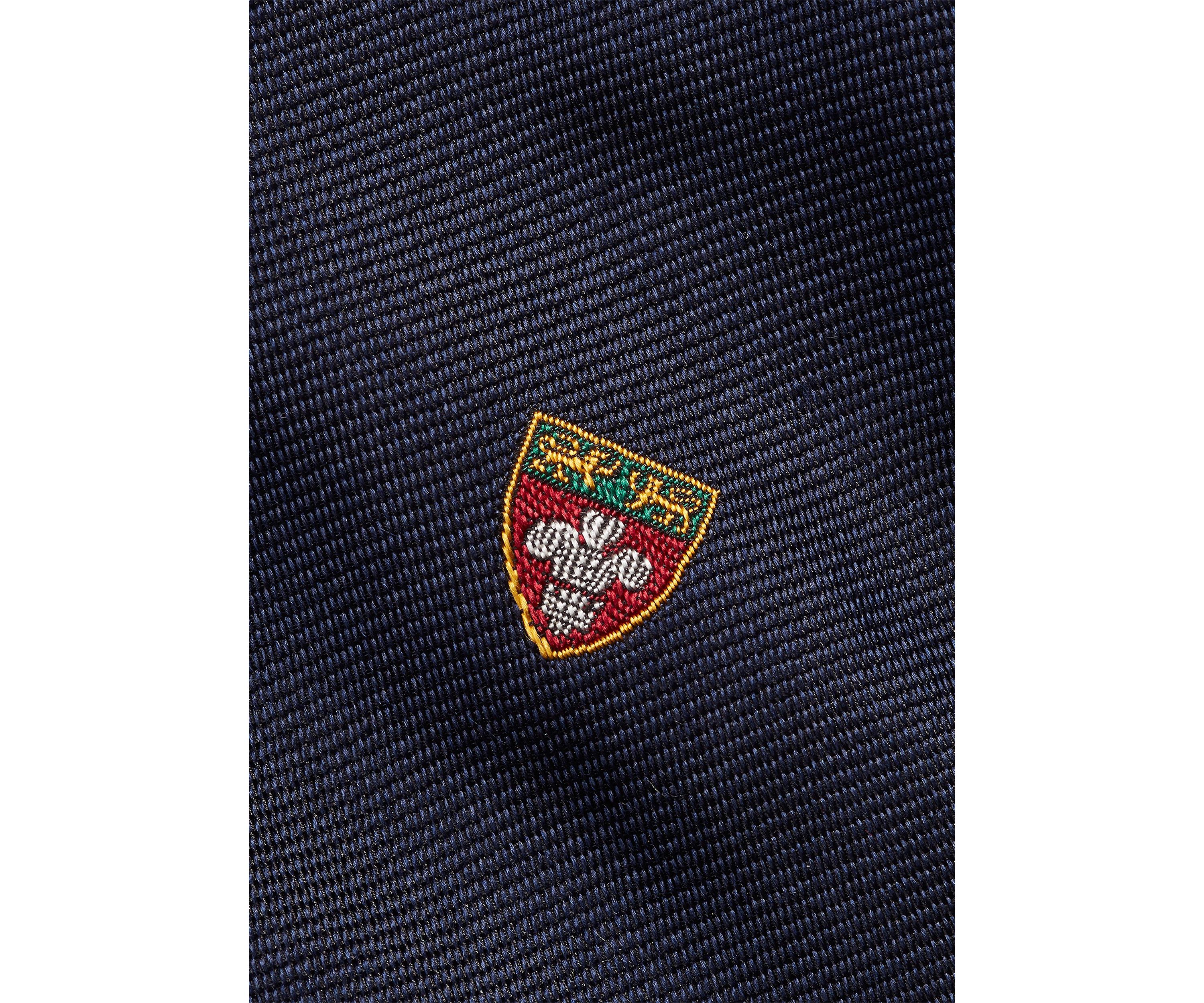 Silk Repp Narrow Club Tie