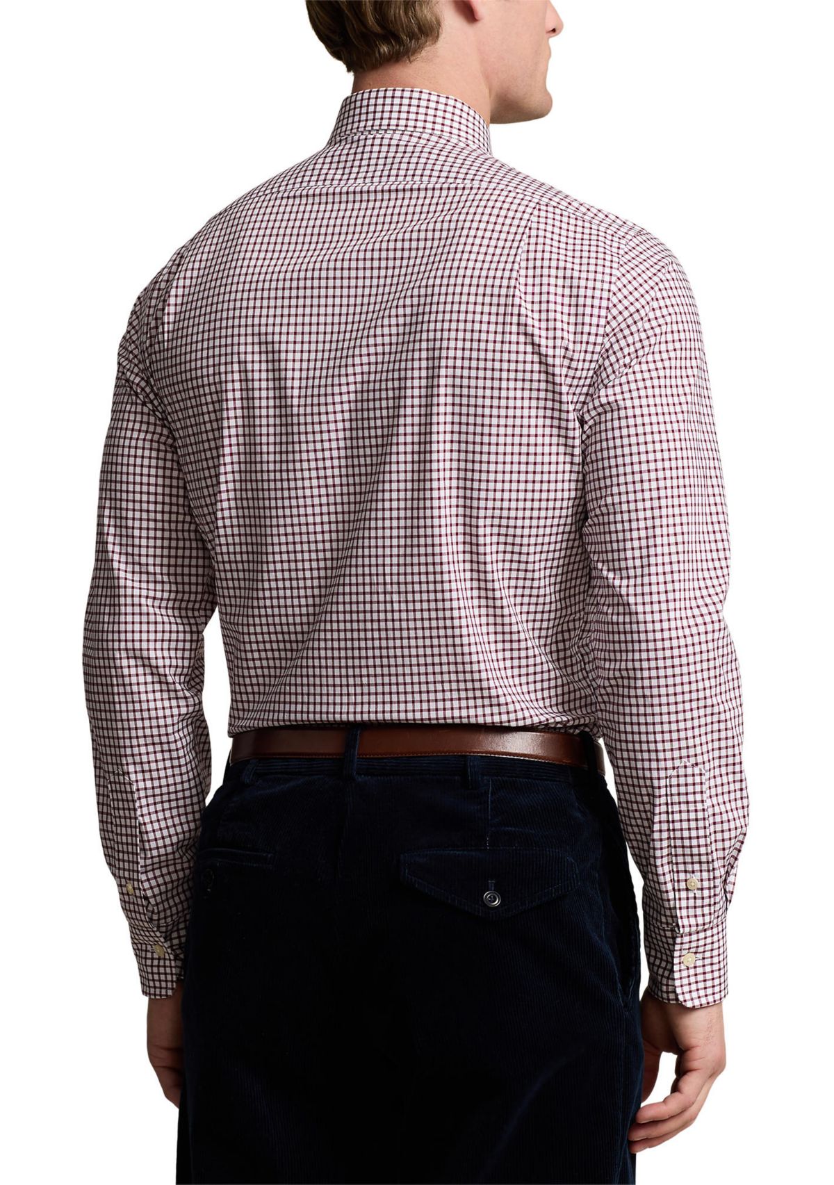 Classic Fit Checked Poplin Shirt