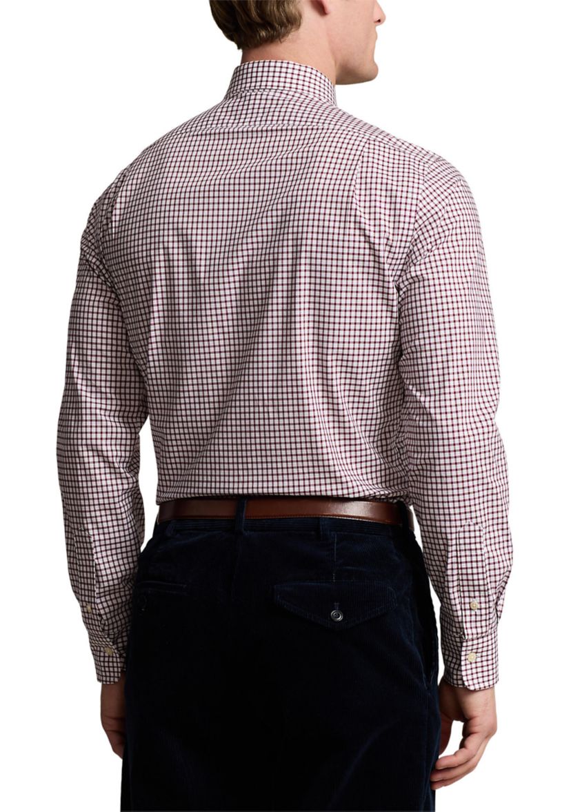 Classic Fit Checked Poplin Shirt