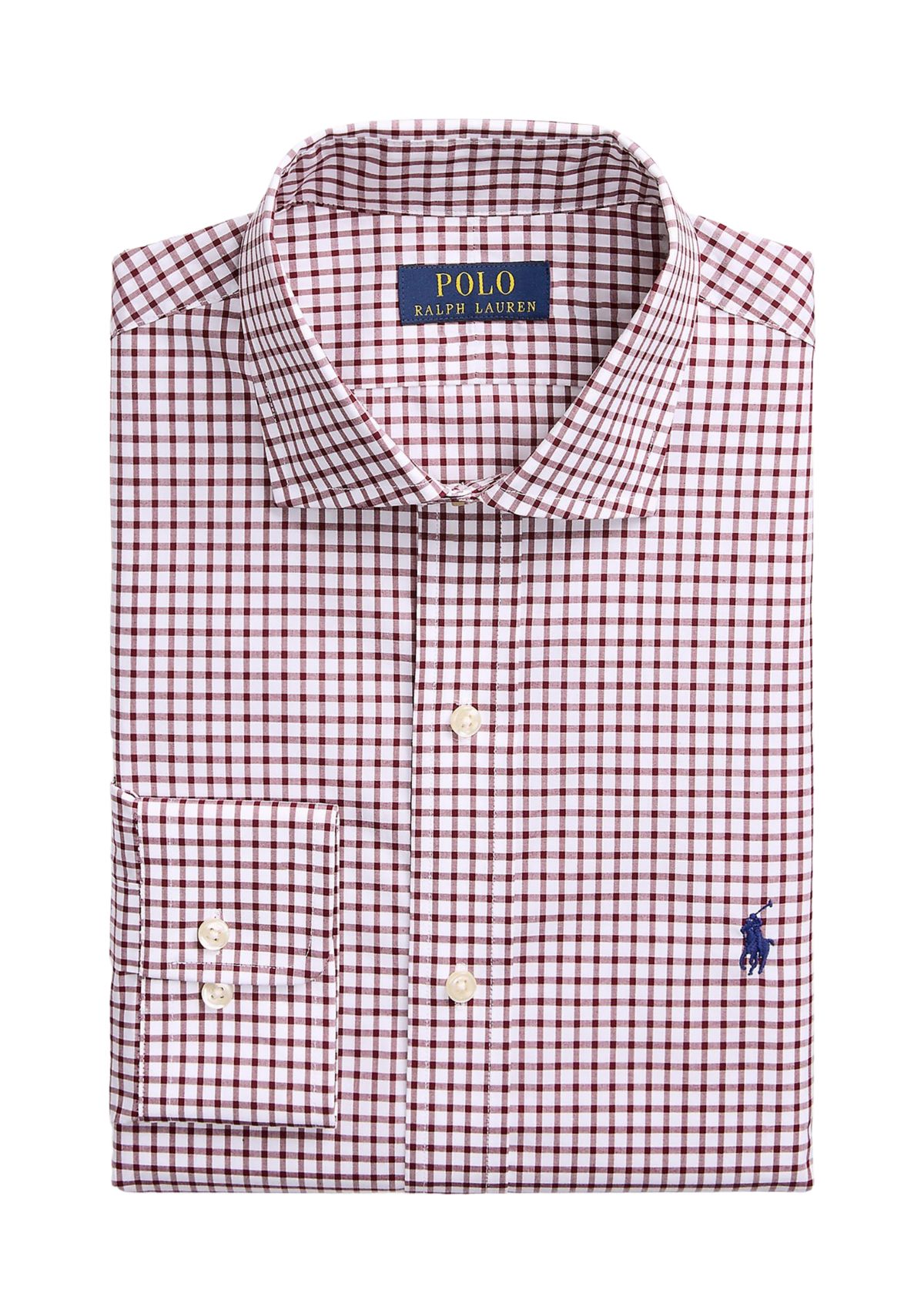 Classic Fit Checked Poplin Shirt