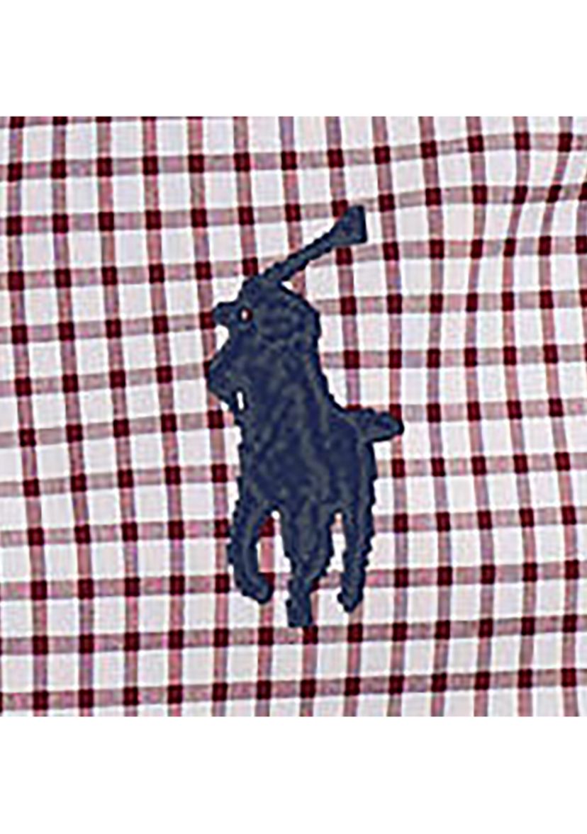 Classic Fit Checked Poplin Shirt