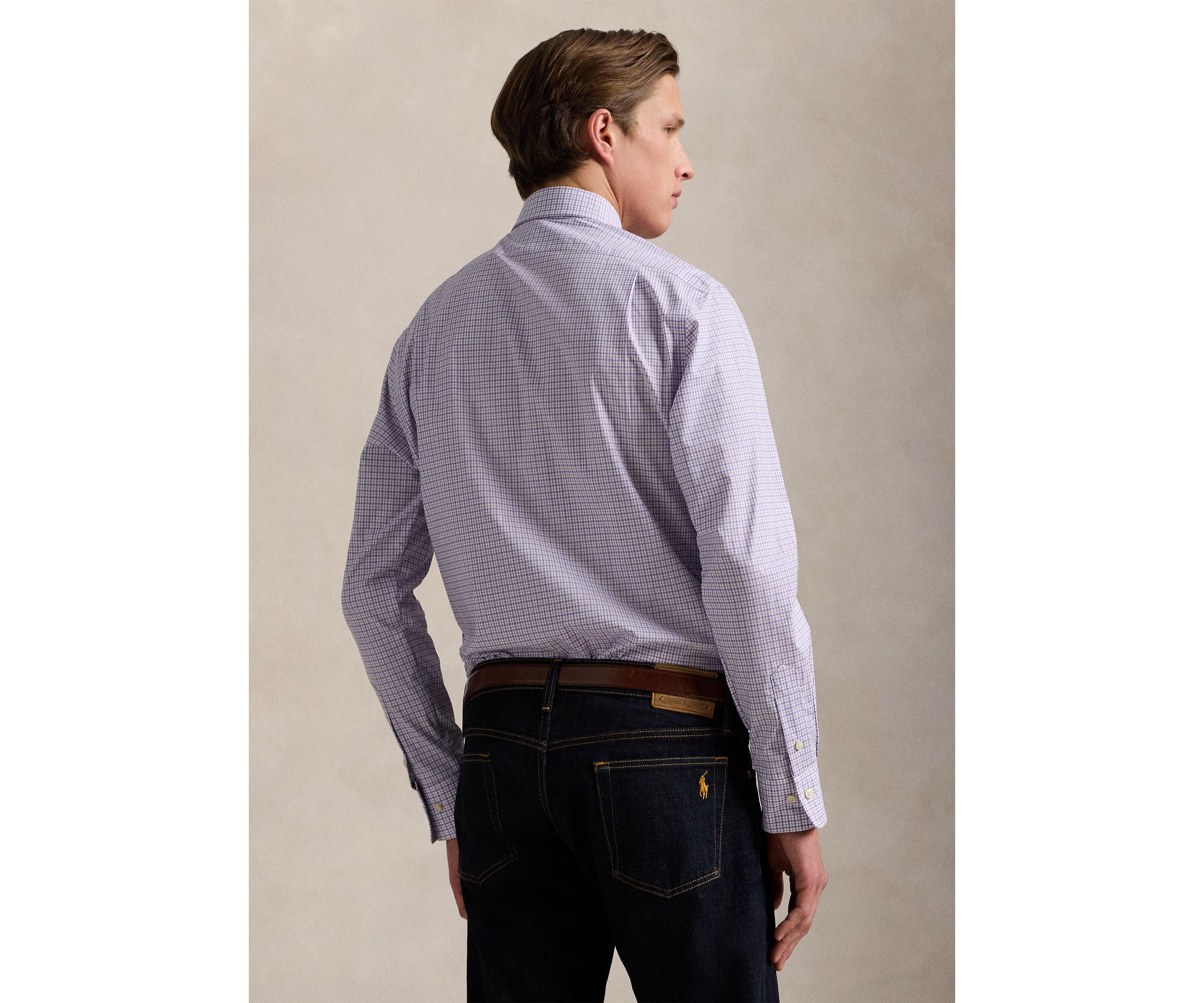 Classic Fit Tattersall Poplin Shirt