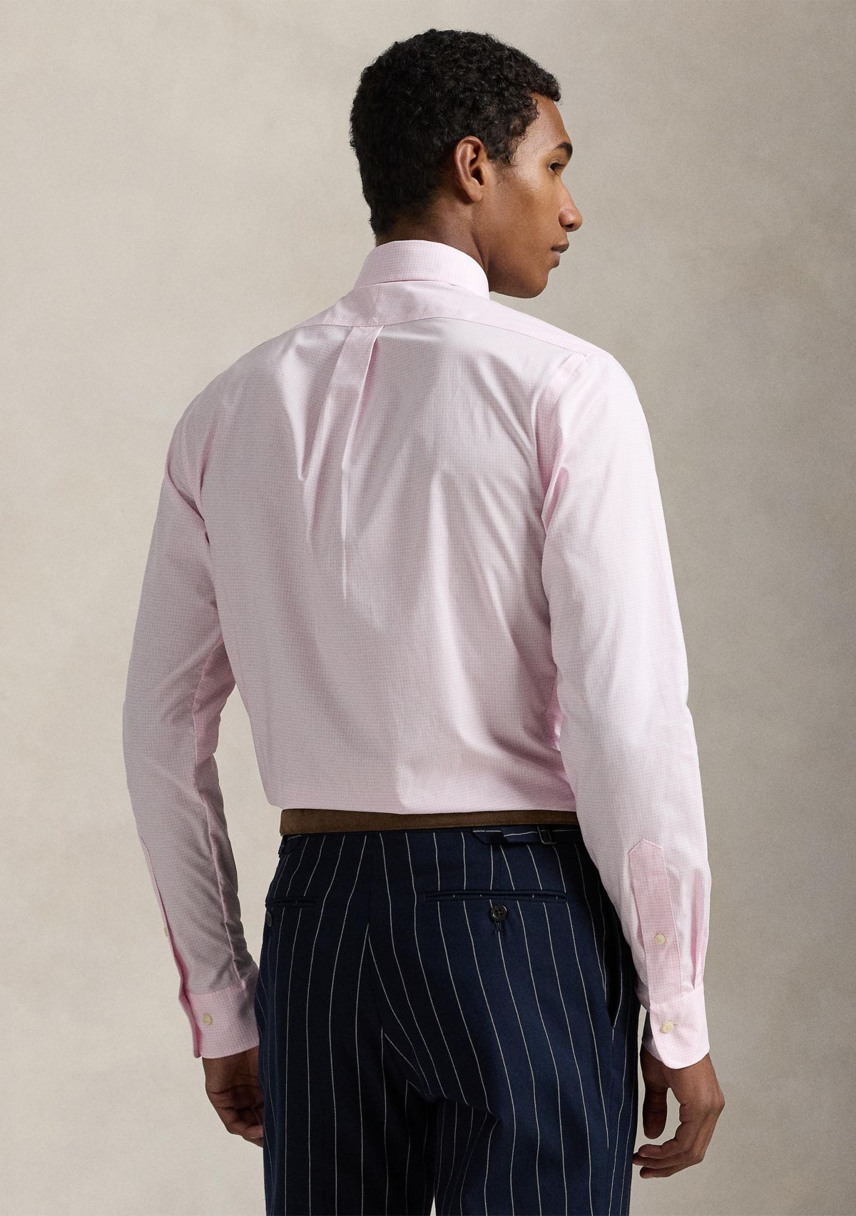 Classic Fit Gingham Poplin Shirt