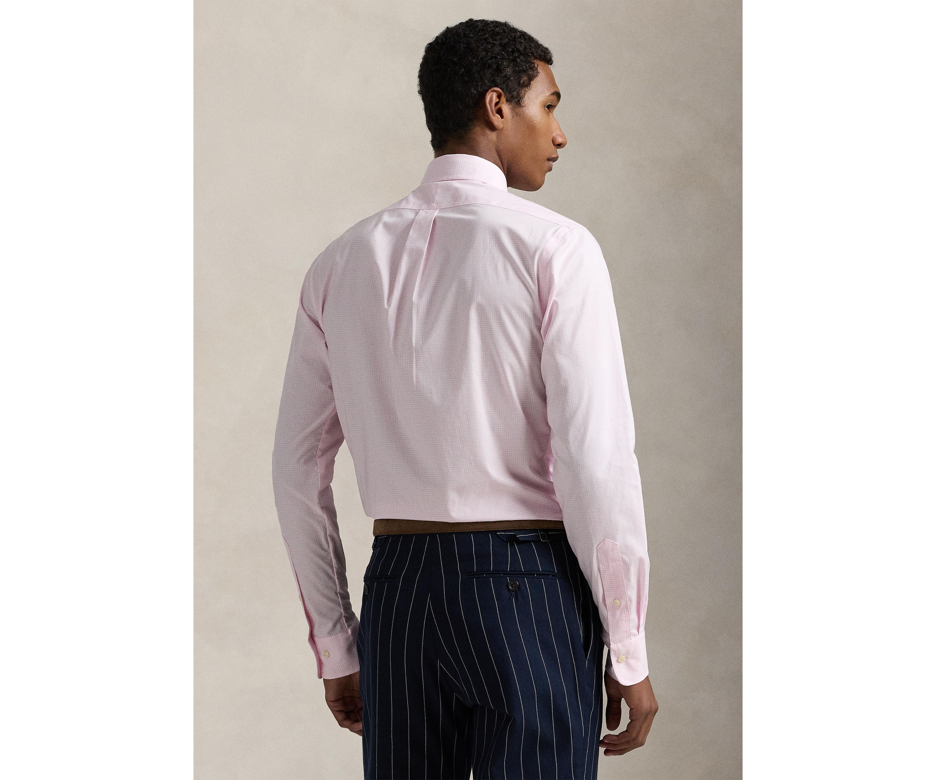 Classic Fit Gingham Poplin Shirt