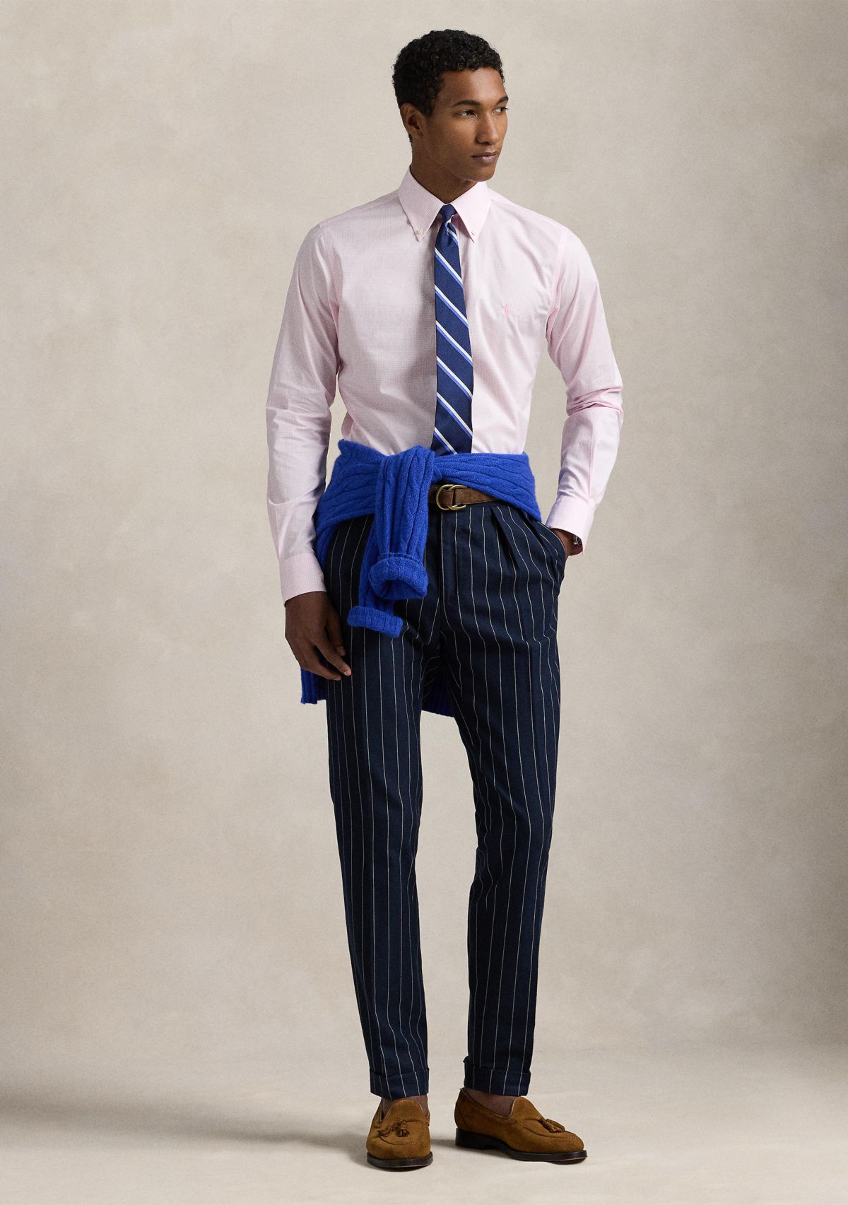 Classic Fit Gingham Poplin Shirt