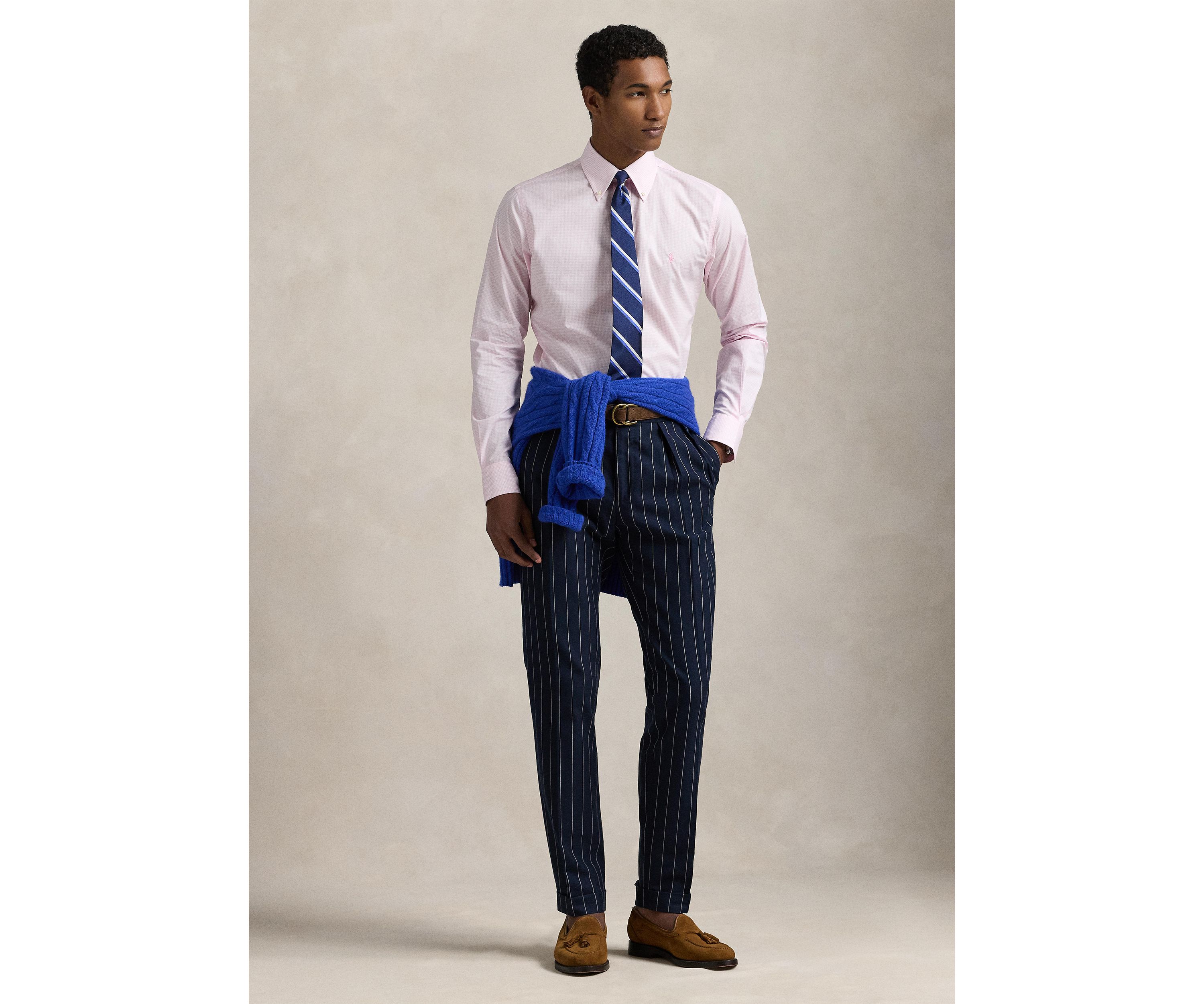 Classic Fit Gingham Poplin Shirt