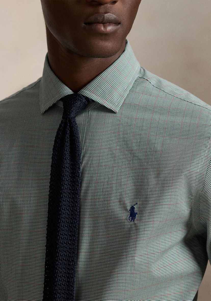 Classic Fit Tattersall Poplin Shirt