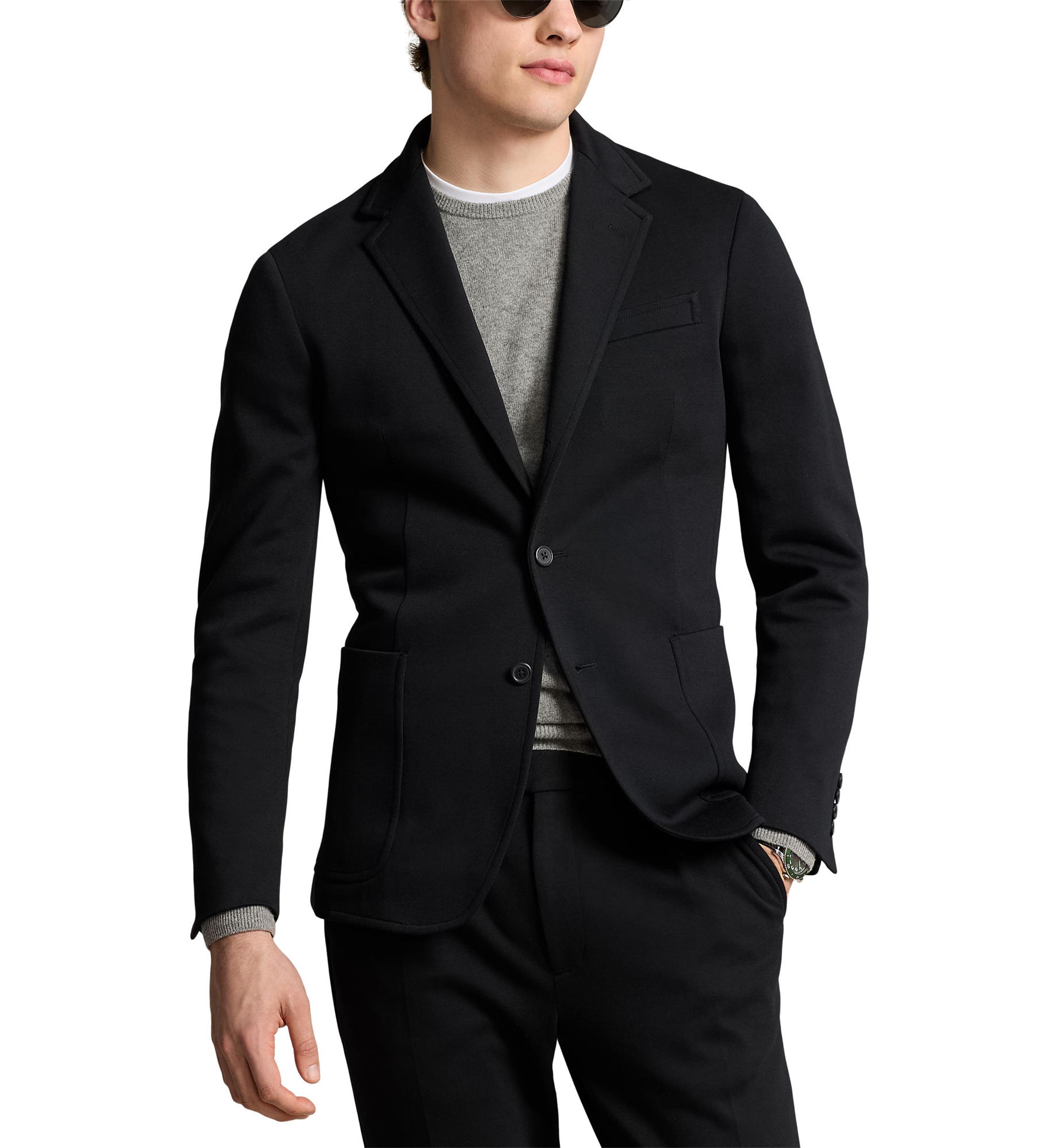 Polo Soft Modern Double-Knit Suit Jacket