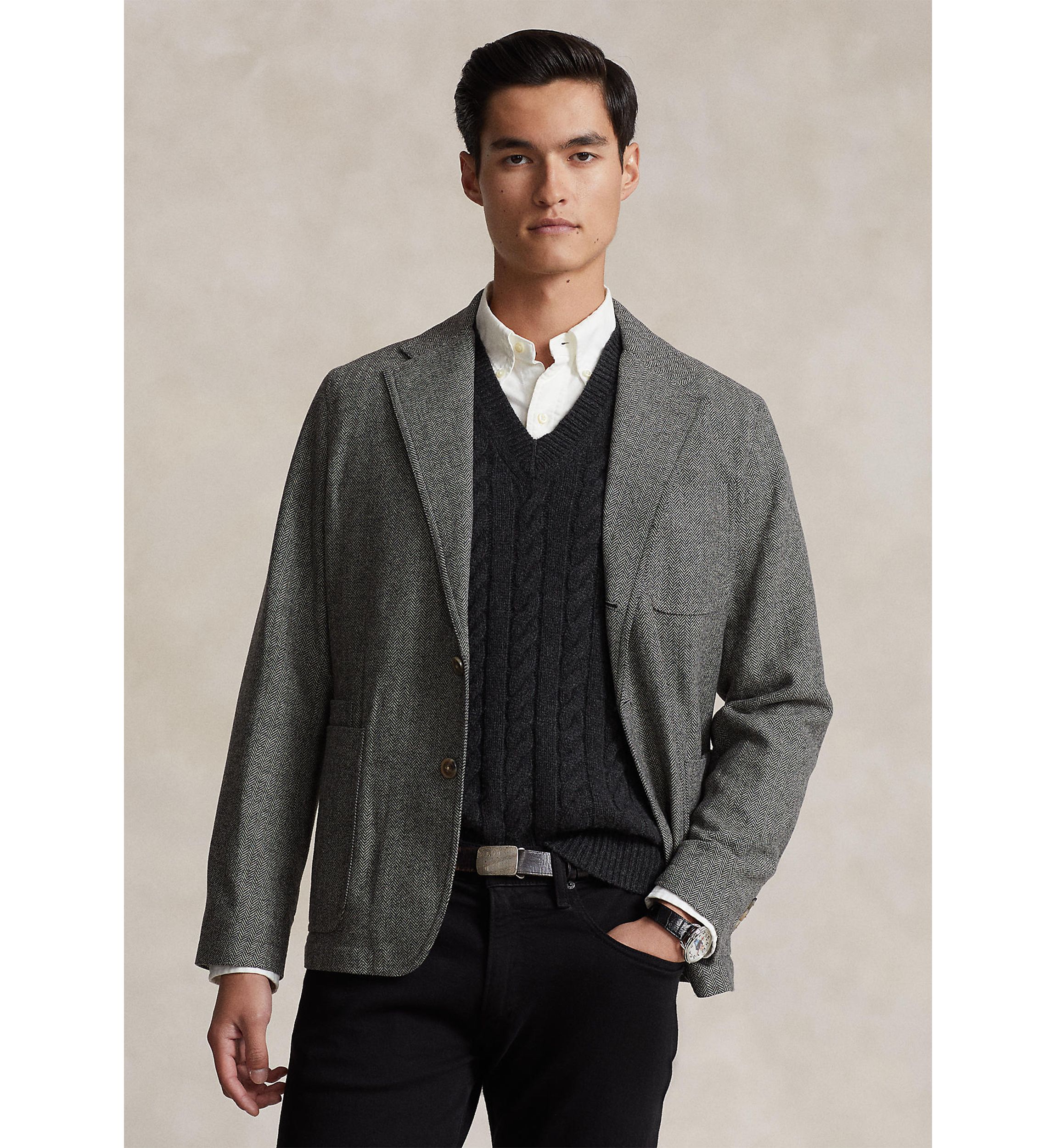 Polo Modern Herringbone Sport Coat