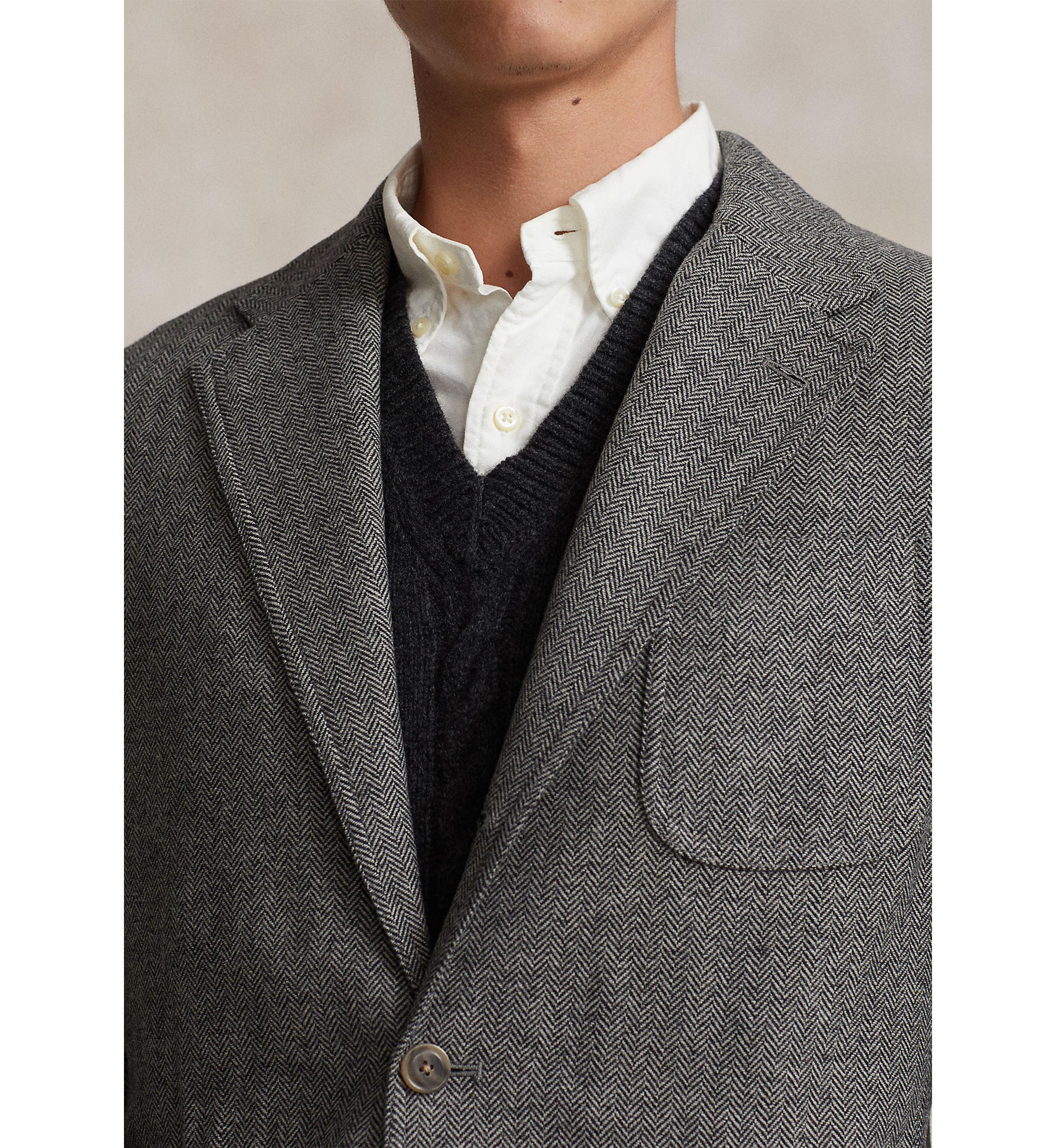 Polo Modern Herringbone Sport Coat