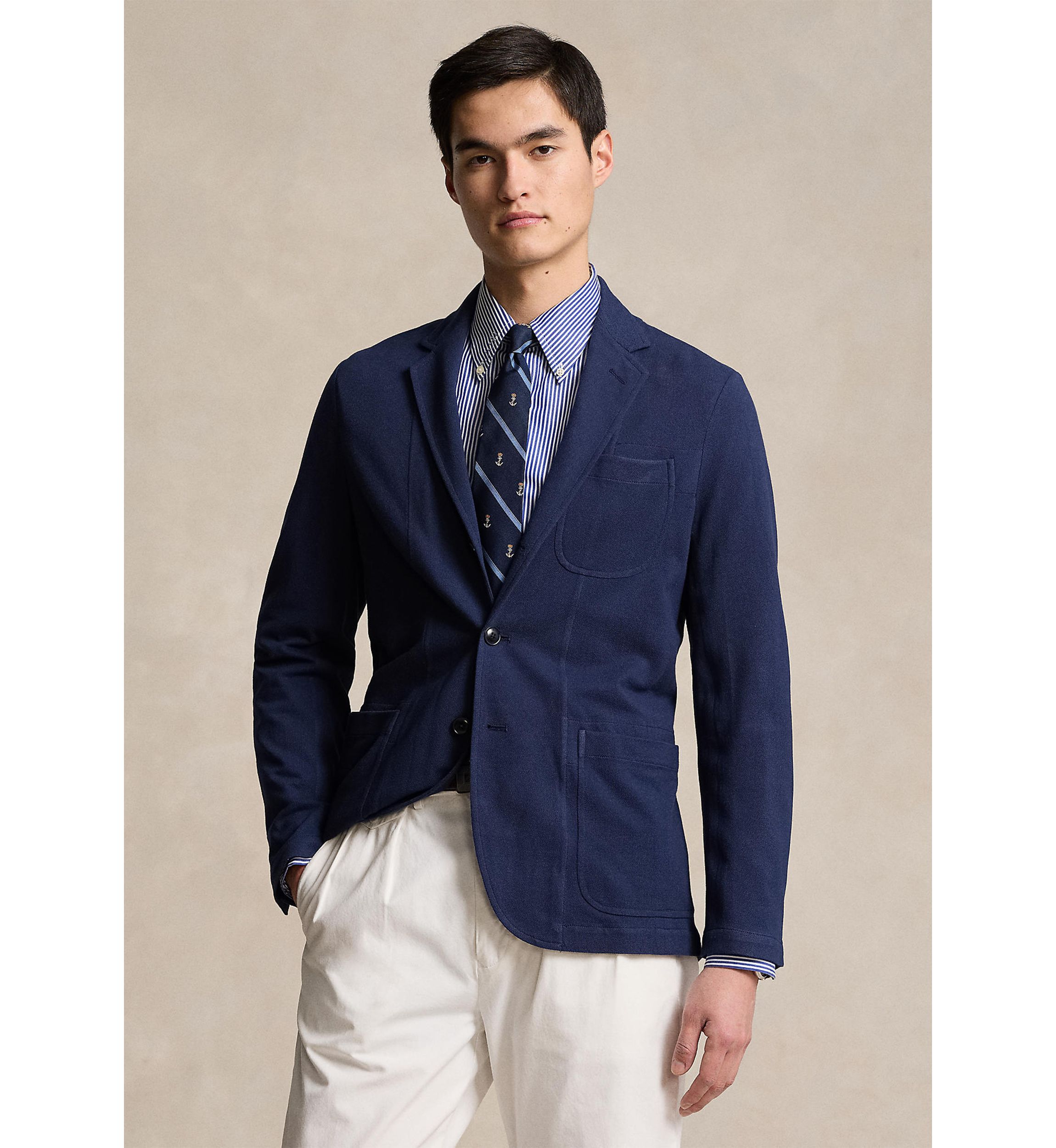 Modern Fit Mesh Blazer