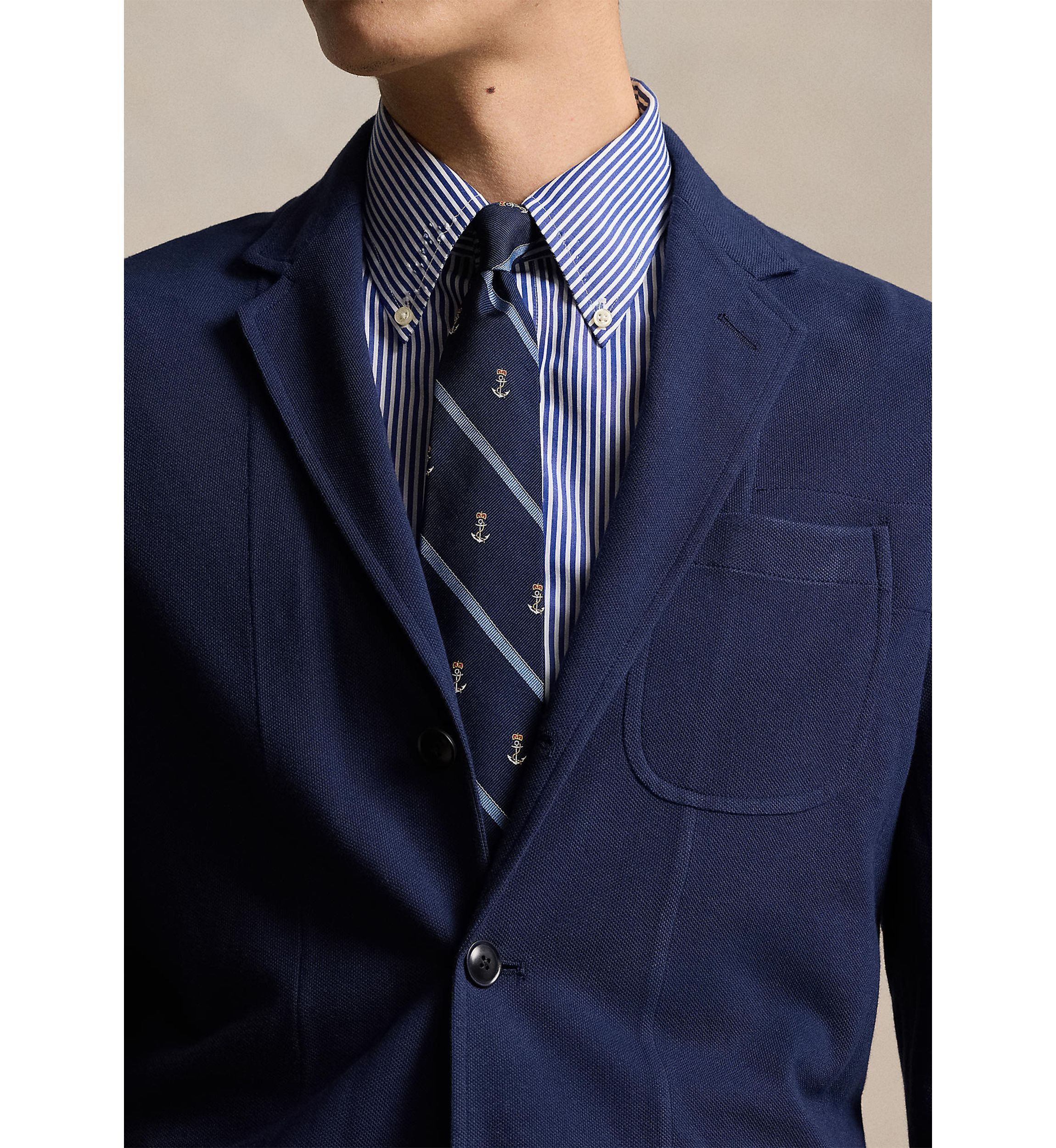 Modern Fit Mesh Blazer