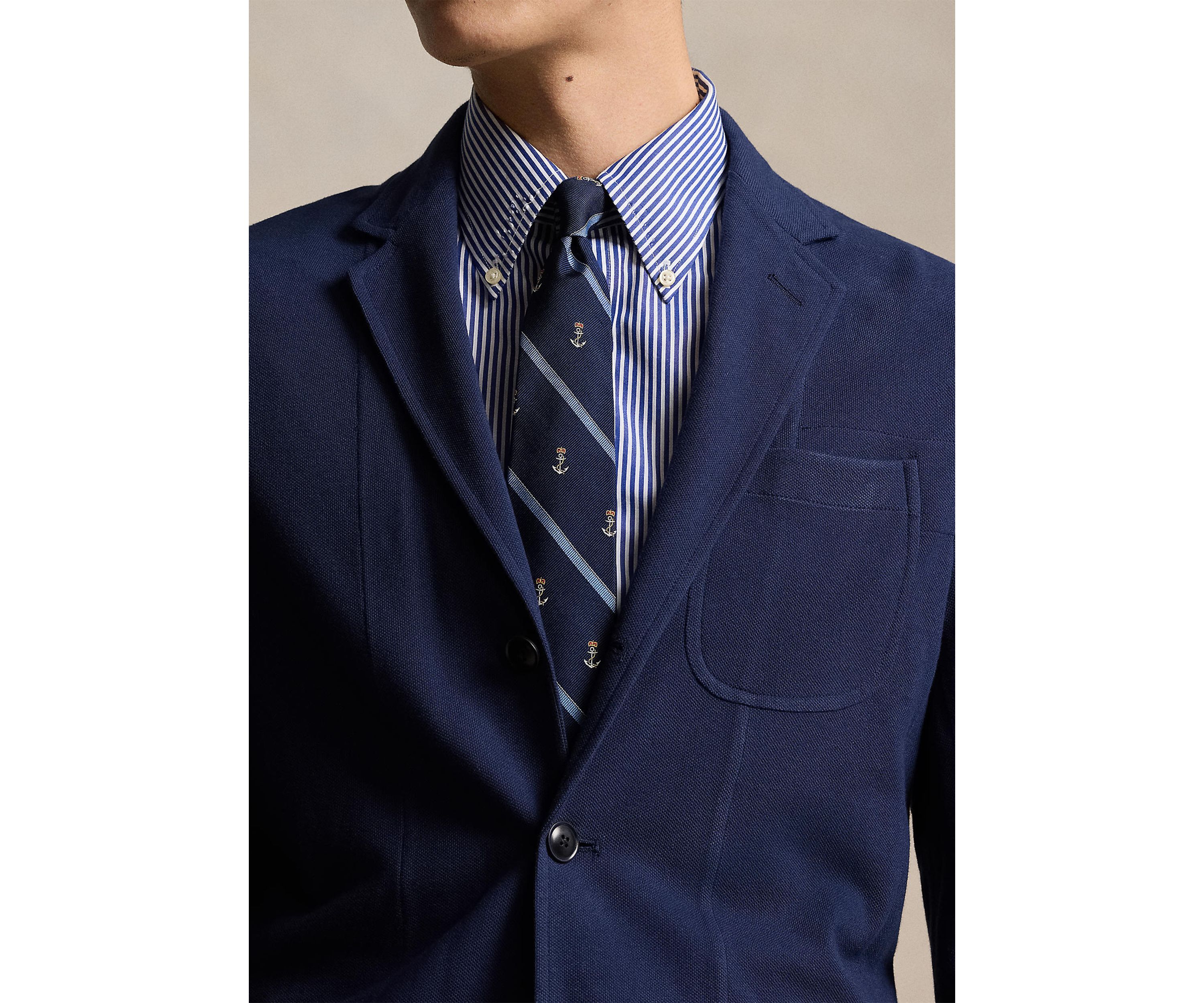 Modern Fit Mesh Blazer