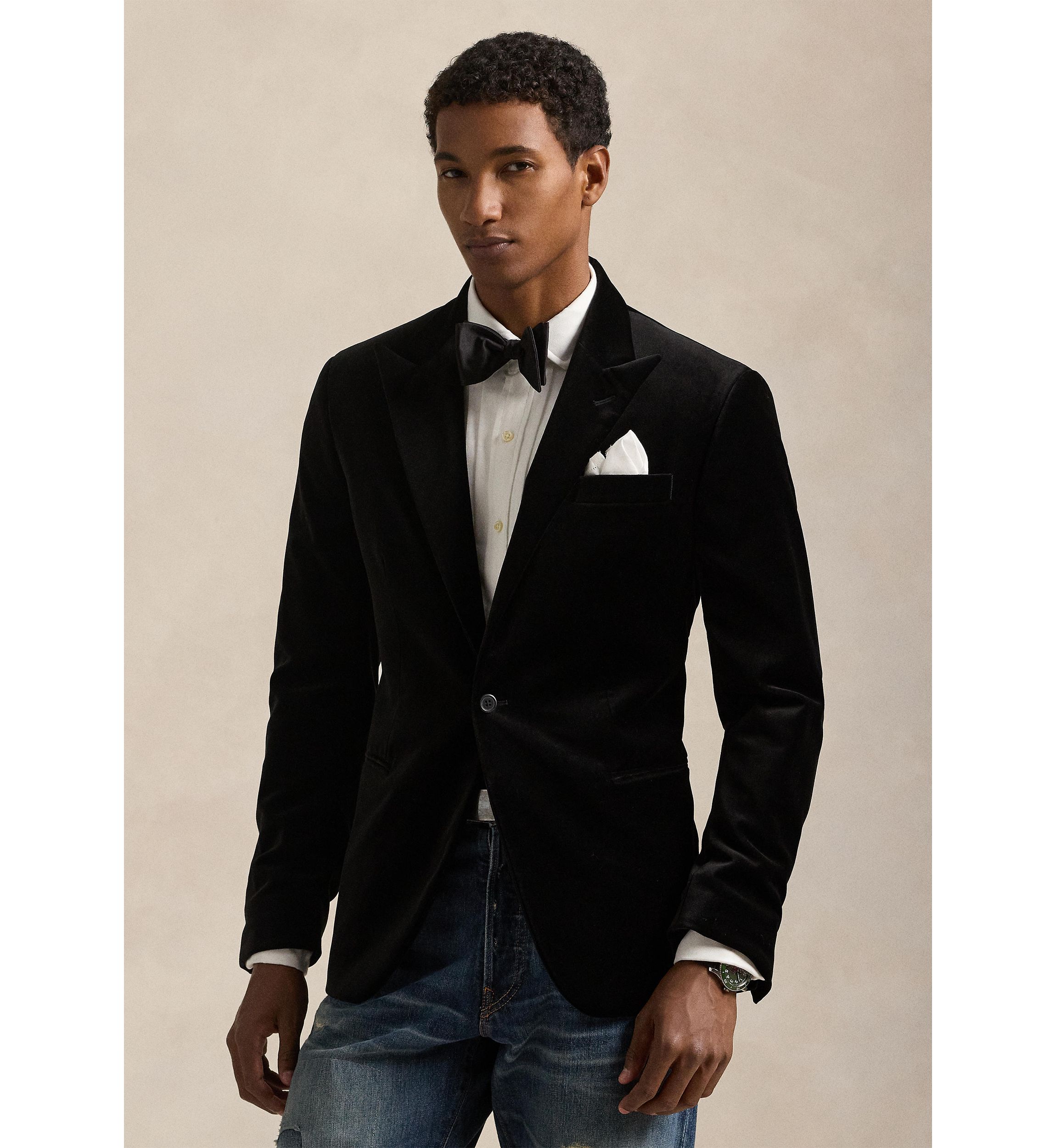 Modern Velvet Tuxedo Jacket