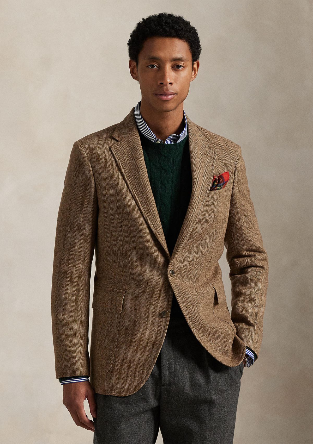 Polo Modern Herringbone Sport Coat