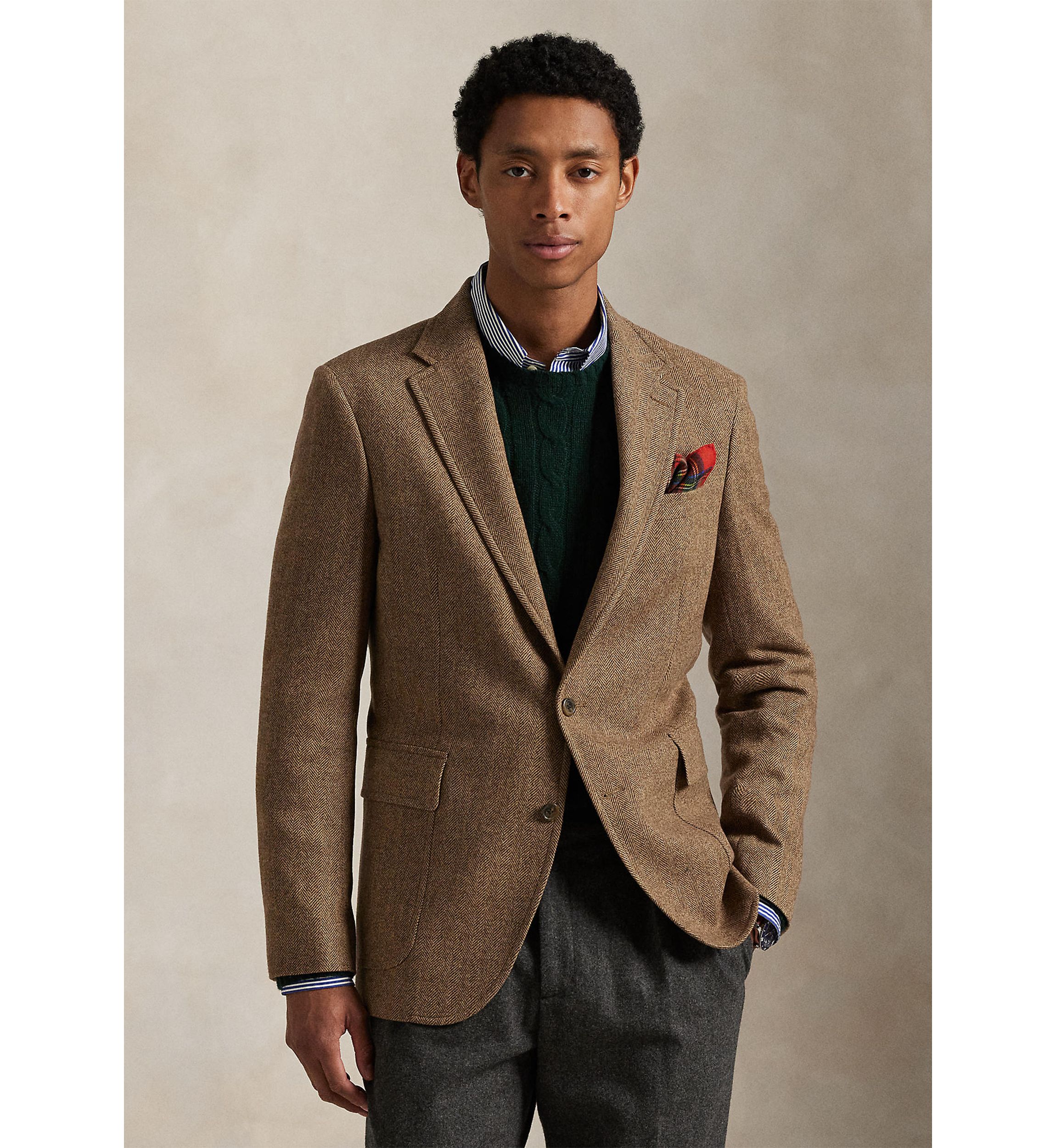 Polo Modern Herringbone Sport Coat