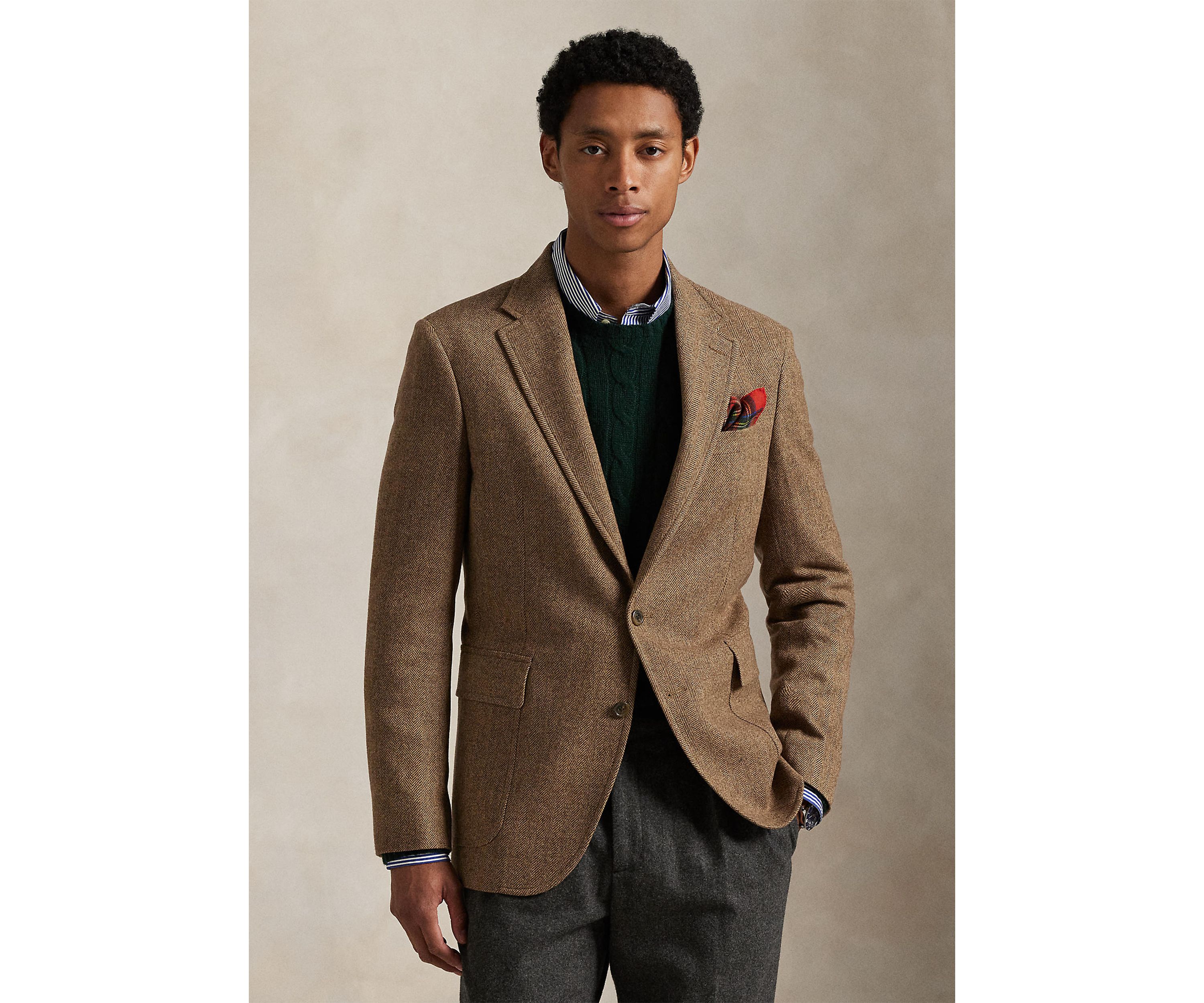 Polo Modern Herringbone Sport Coat