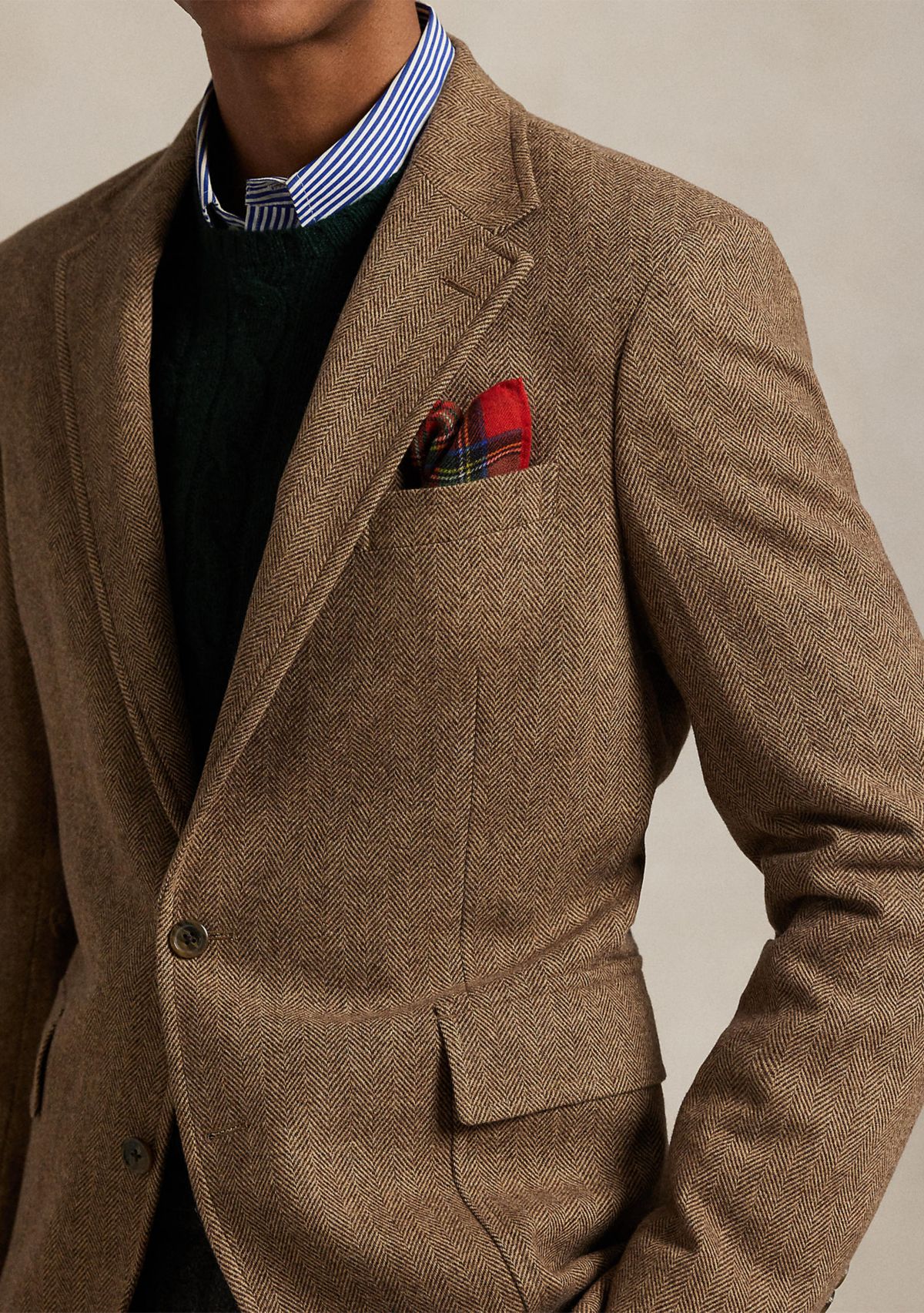 Polo Modern Herringbone Sport Coat