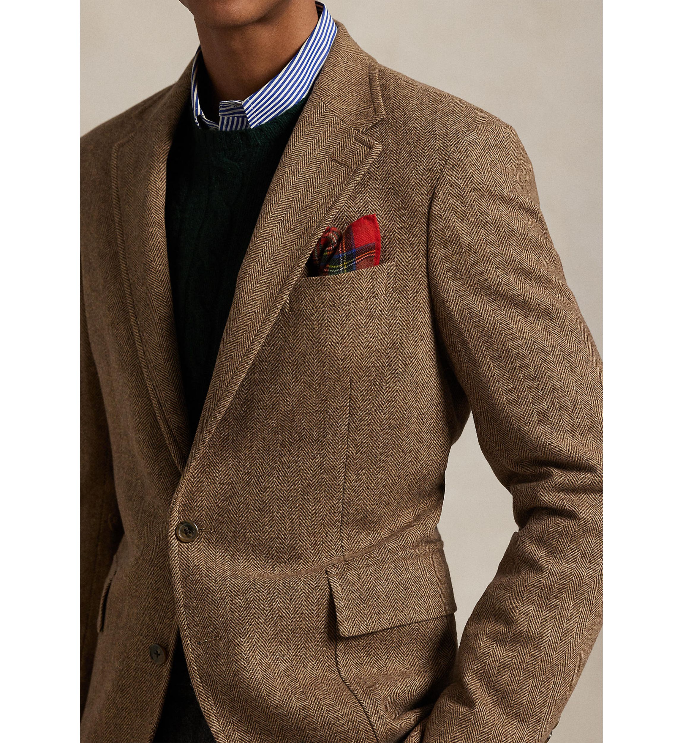 Polo Modern Herringbone Sport Coat