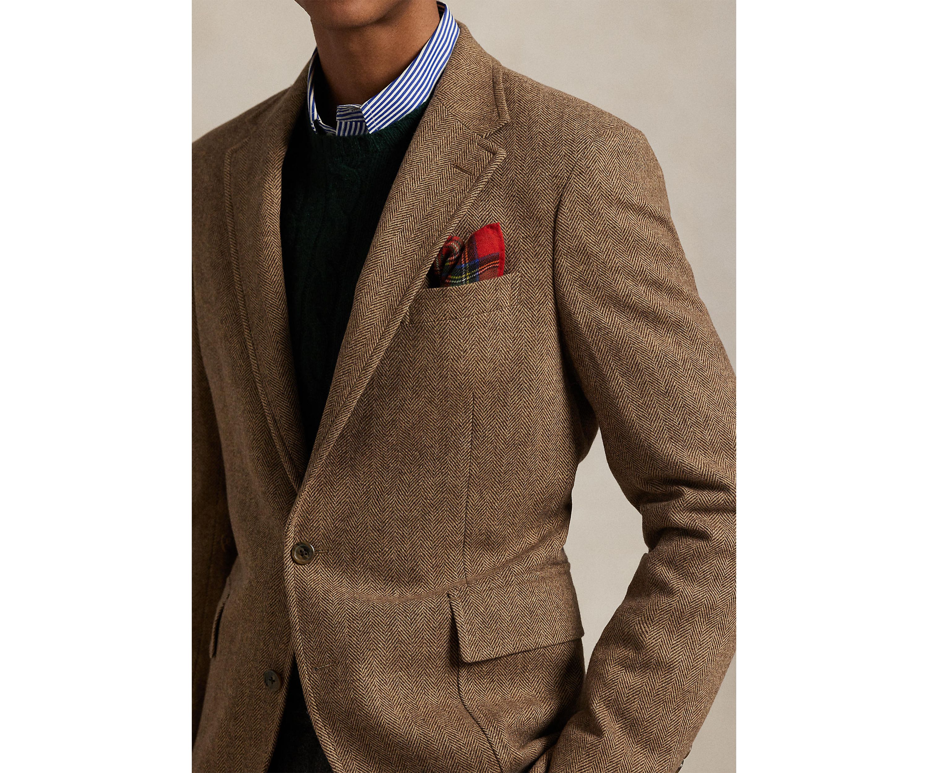 Polo Modern Herringbone Sport Coat