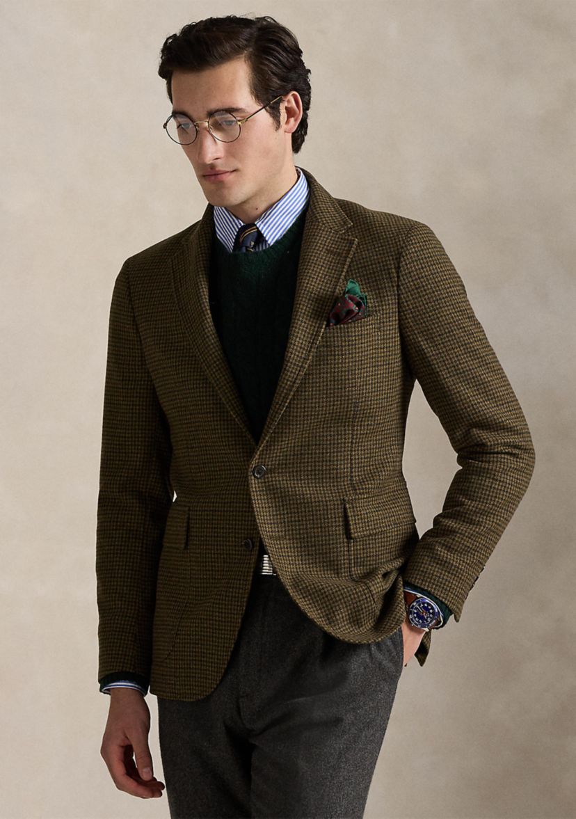 Polo Modern Plaid Wool-Blend Sport Coat