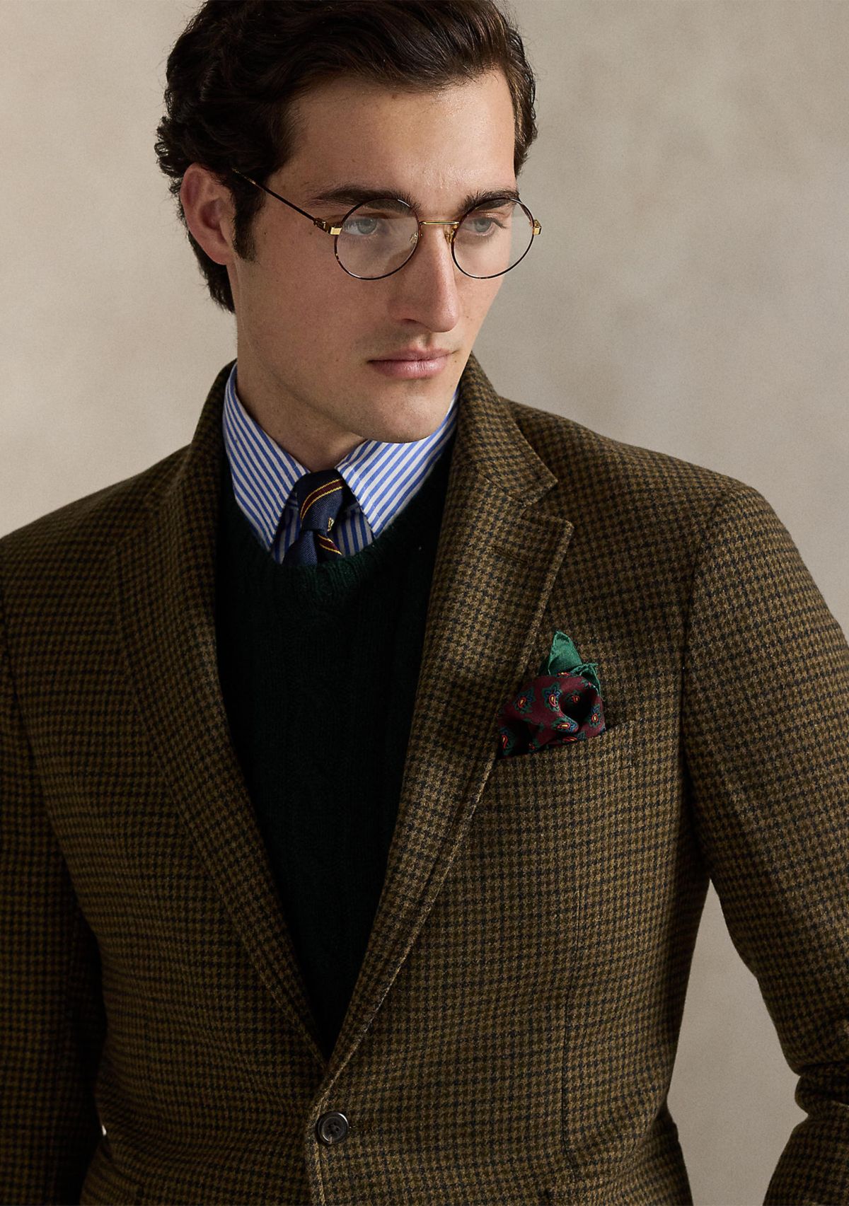 Polo Modern Plaid Wool-Blend Sport Coat