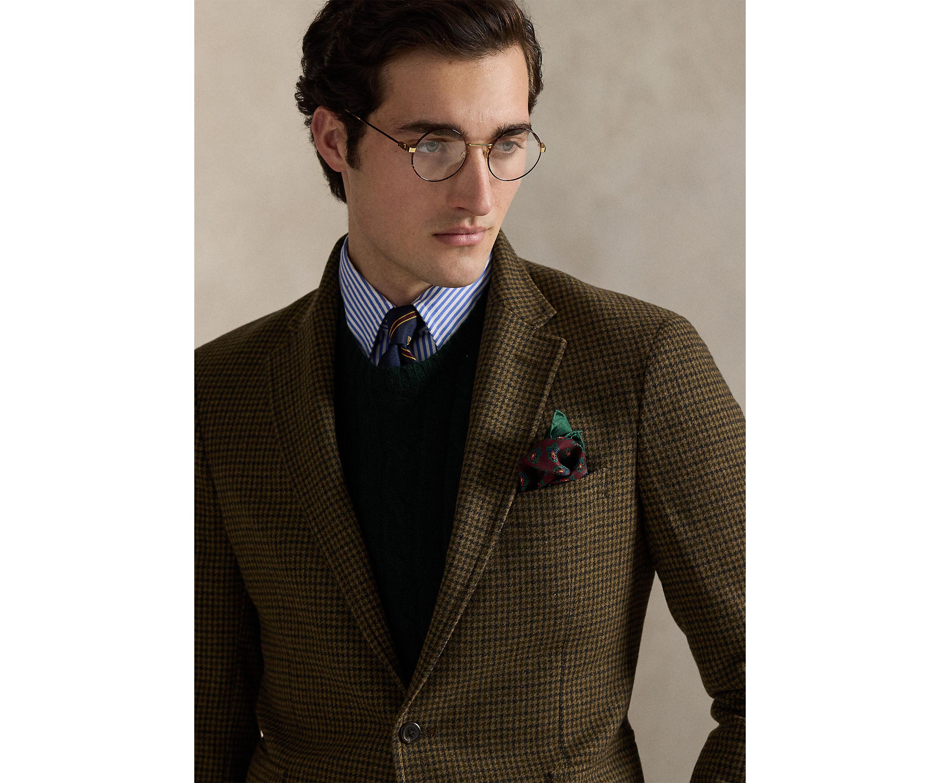 Polo Modern Plaid Wool-Blend Sport Coat