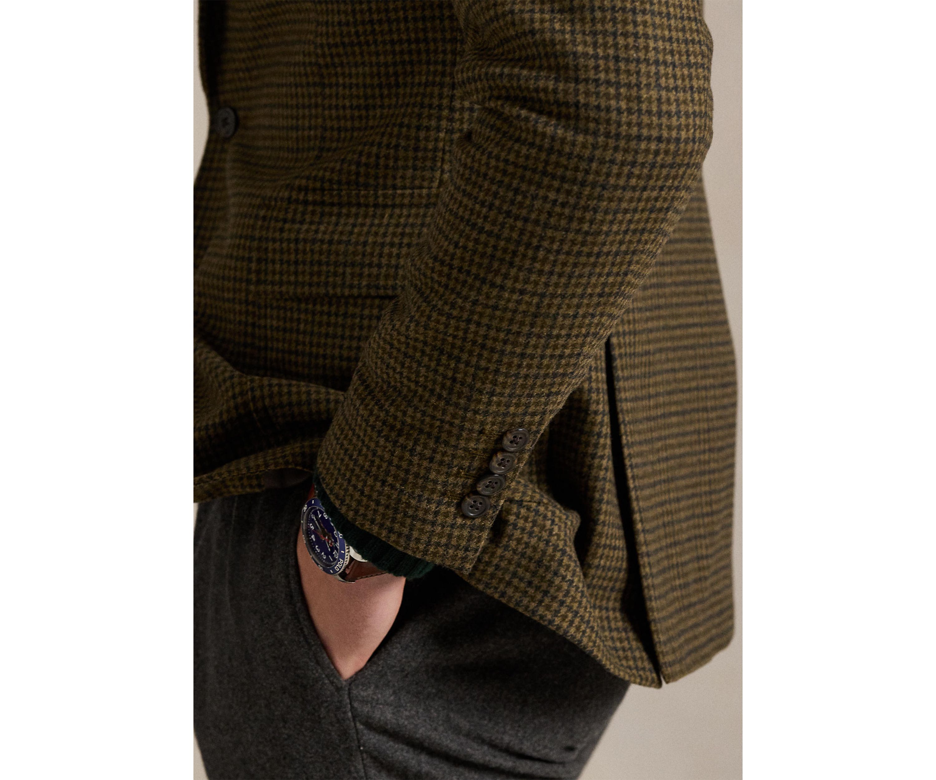 Polo Modern Plaid Wool-Blend Sport Coat