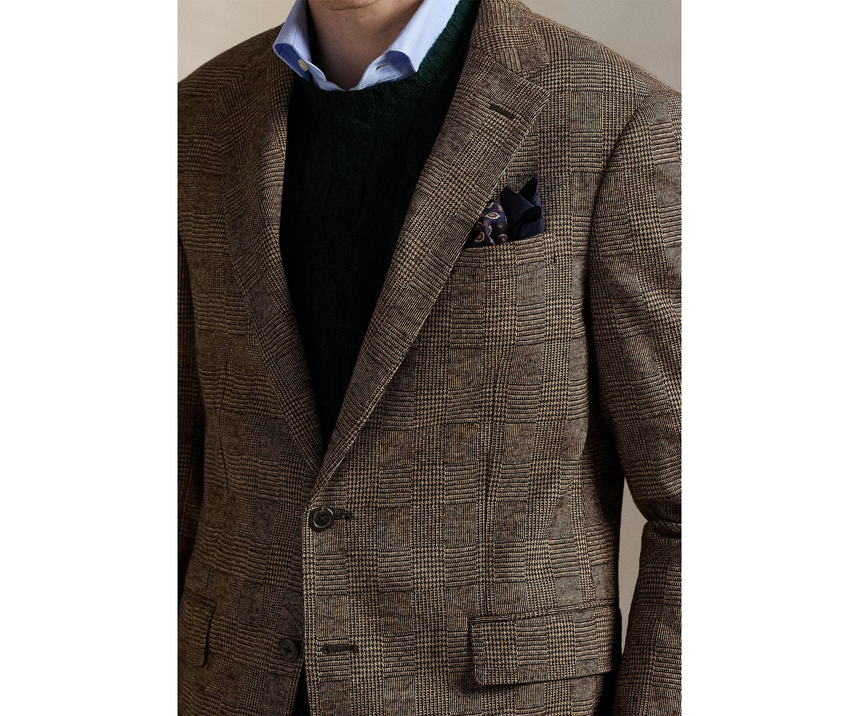 Polo Soft Modern Glen Plaid Sport Coat
