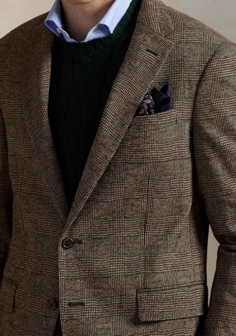 Polo Soft Modern Glen Plaid Sport Coat