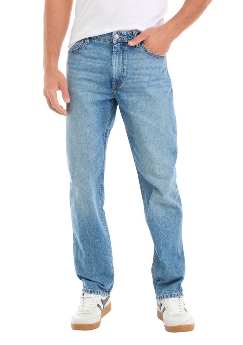 Mens Relaxed Fit Denim Jeans