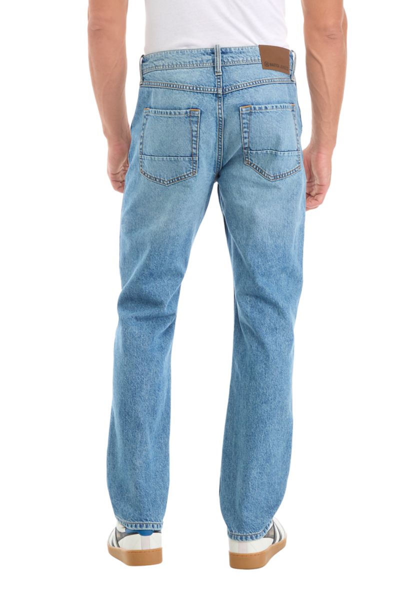 Mens Relaxed Fit Denim Jeans