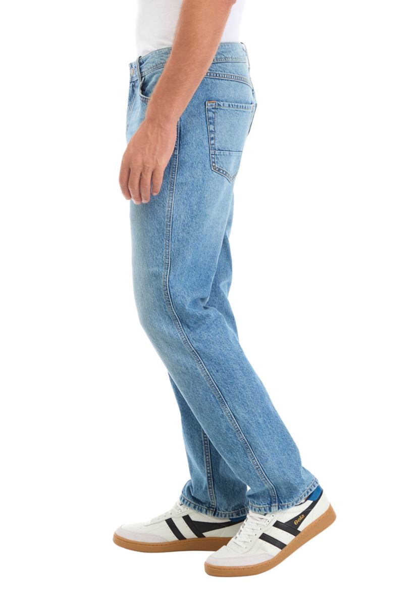 Mens Relaxed Fit Denim Jeans
