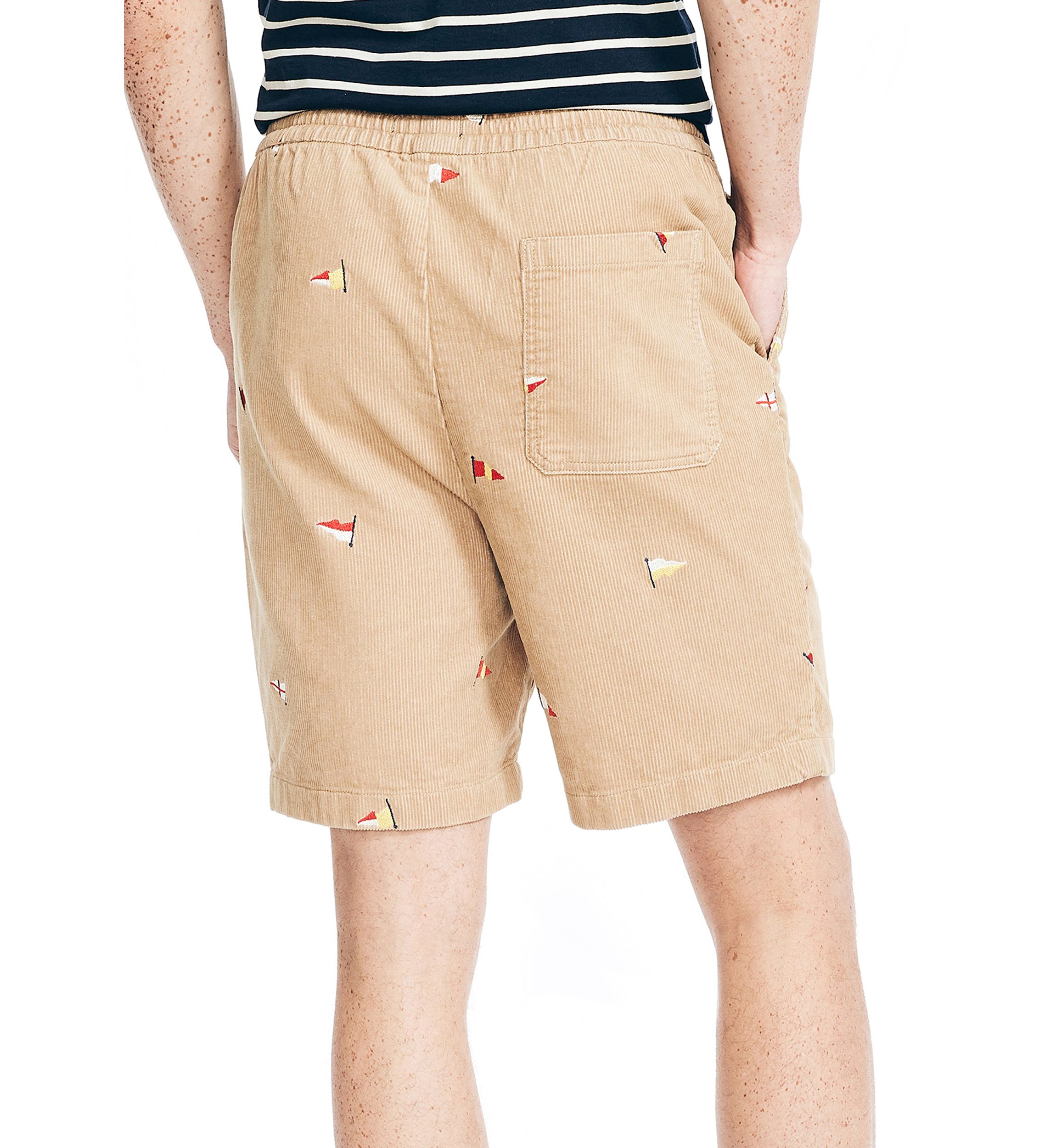 7" Printed Corduroy Shorts