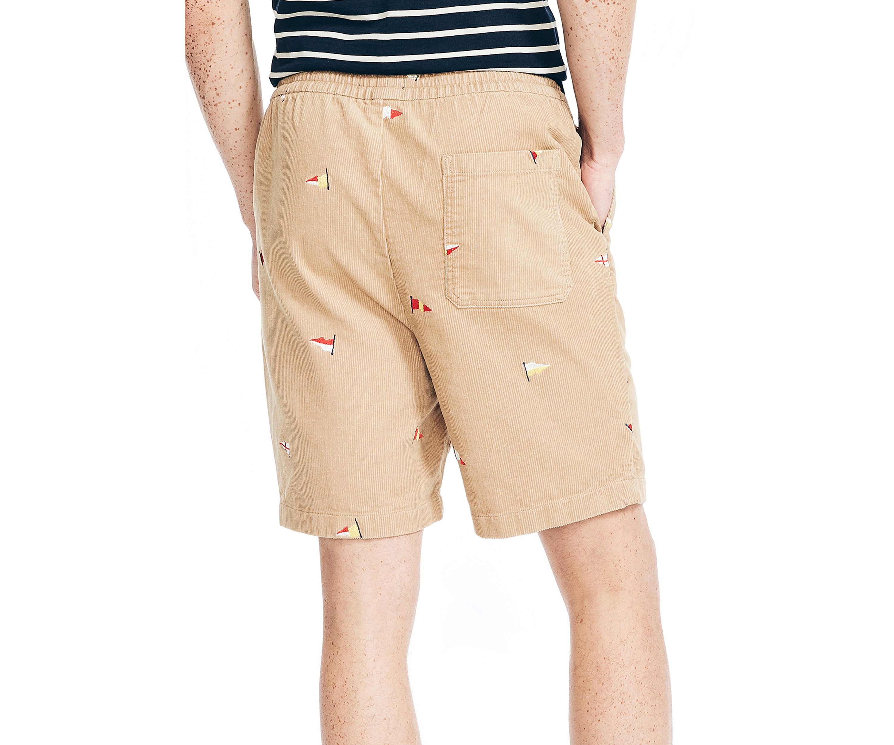 7" Printed Corduroy Shorts
