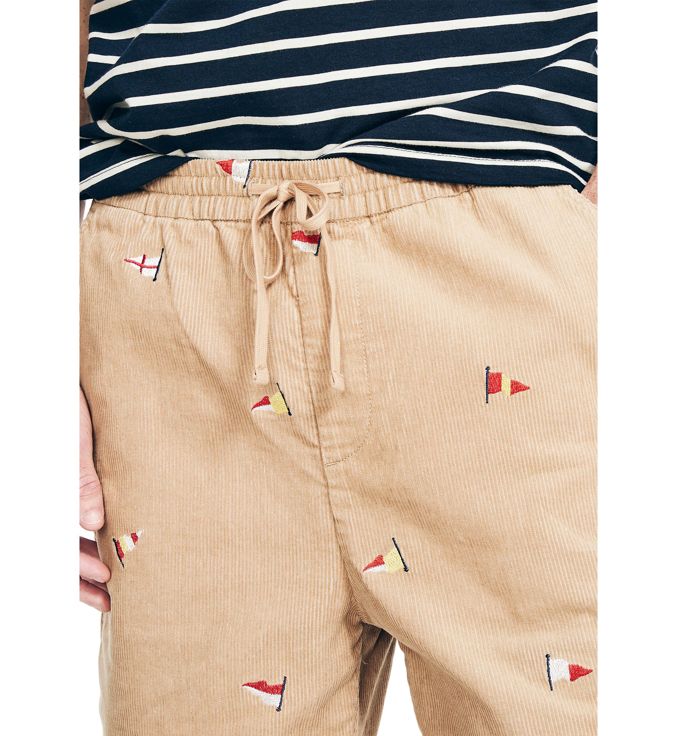 7" Printed Corduroy Shorts