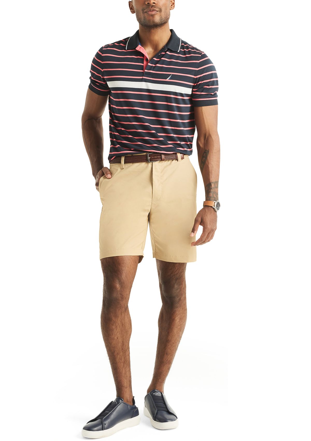 Navtech 8.5" Slim Fit Flat Front Shorts