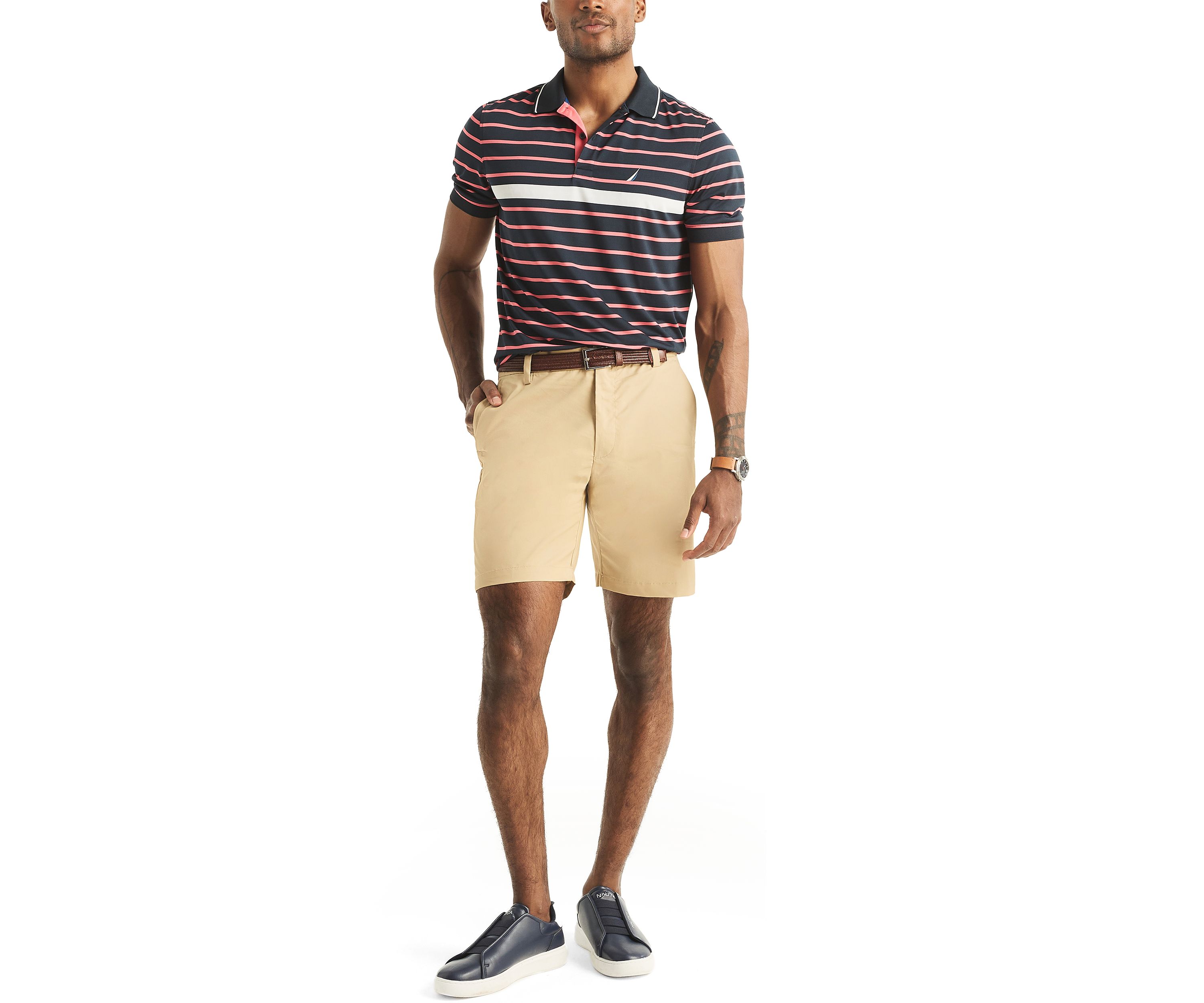 Navtech 8.5" Slim Fit Flat Front Shorts