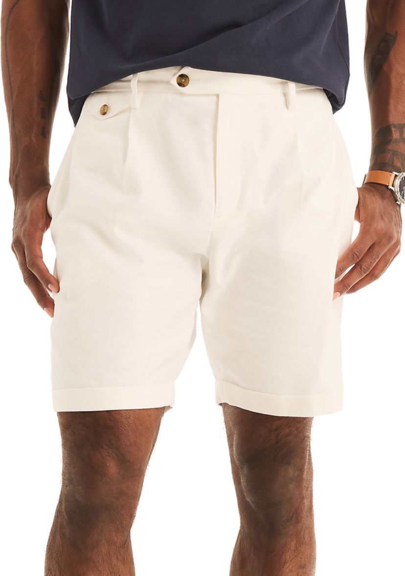 Miami Vice x Nautica 8.5" Pleated Linen Shorts