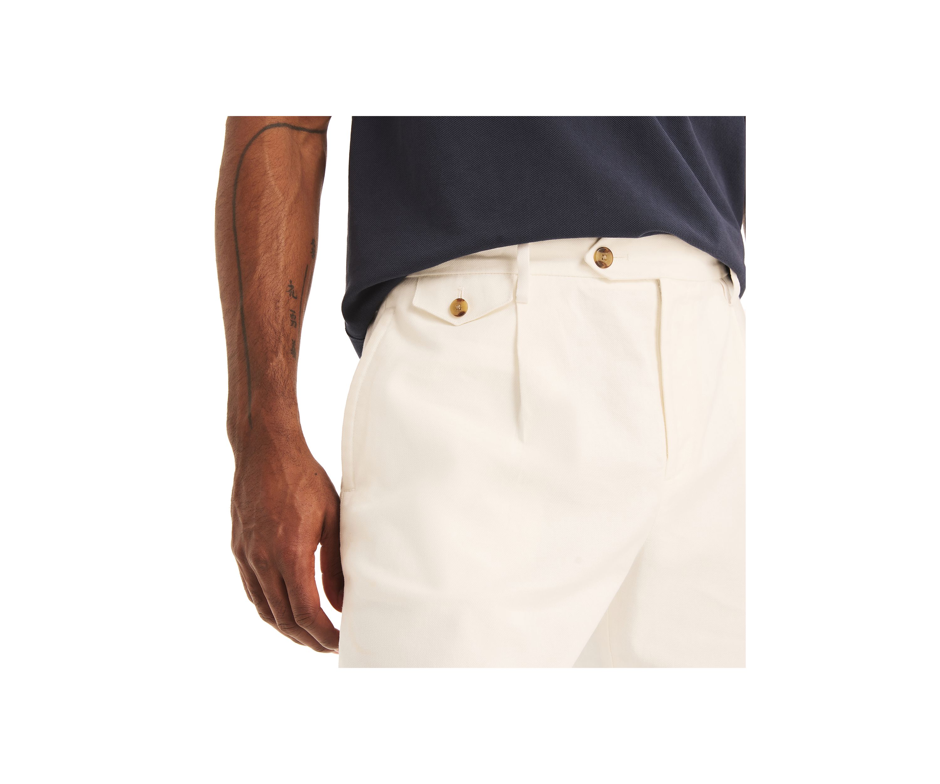 Miami Vice x Nautica 8.5" Pleated Linen Shorts