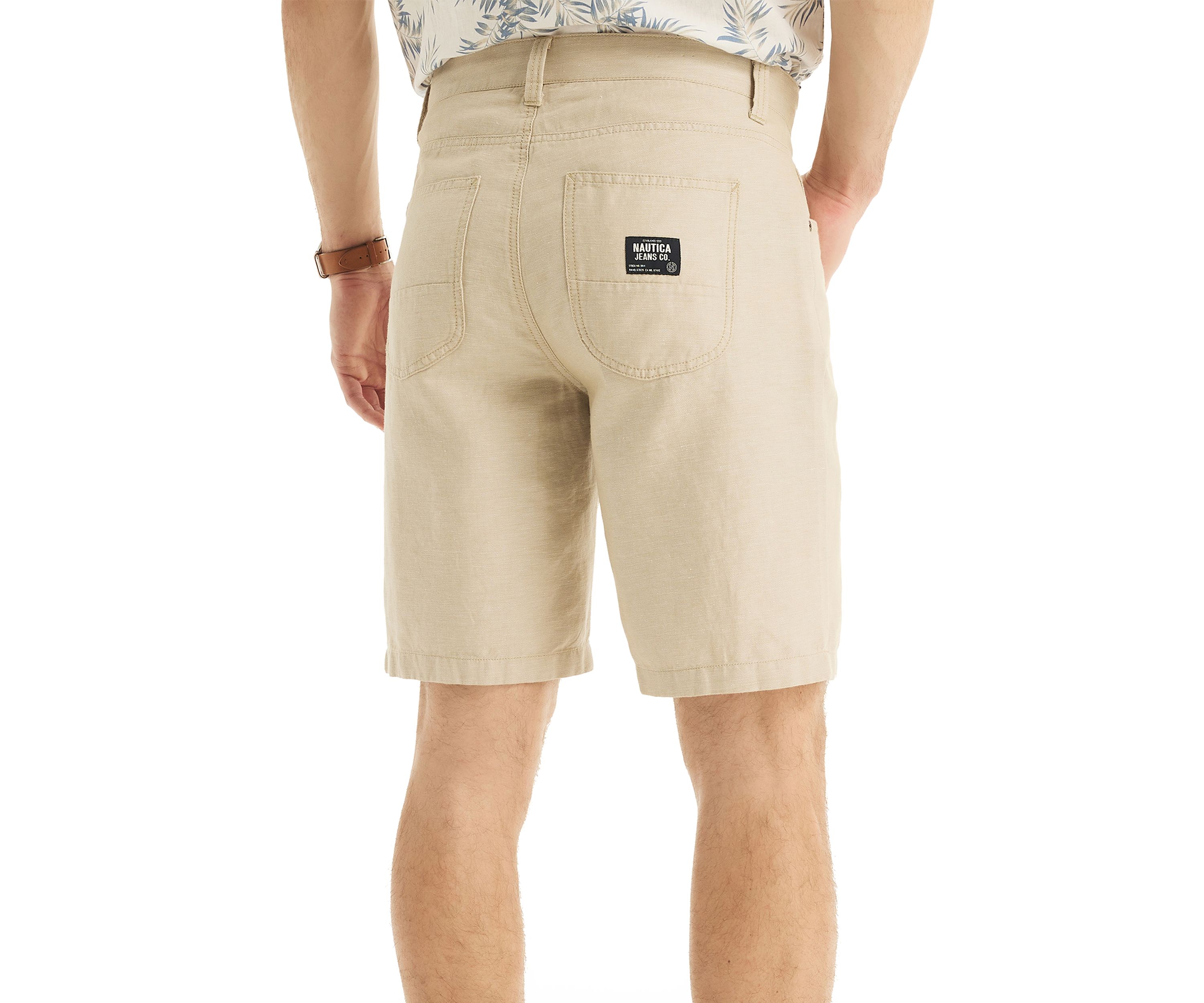 Jeans Co. 9.5" Linen 5-Pocket Shorts