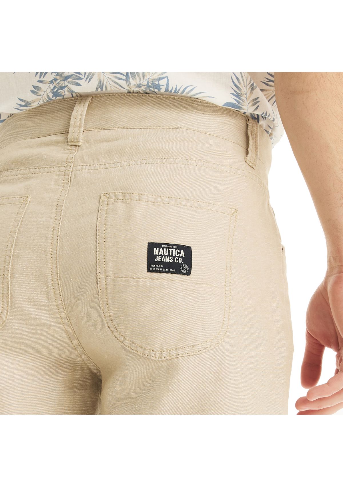 Jeans Co. 9.5" Linen 5-Pocket Shorts