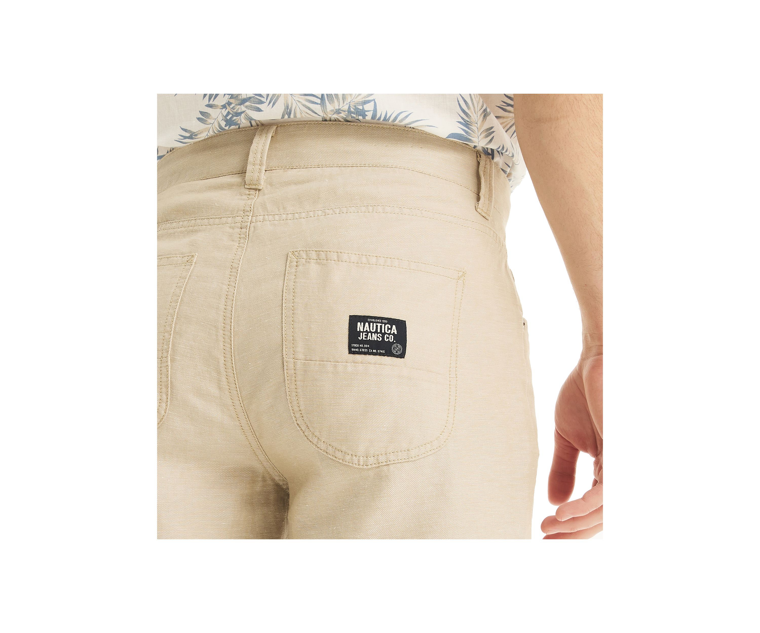 Jeans Co. 9.5" Linen 5-Pocket Shorts