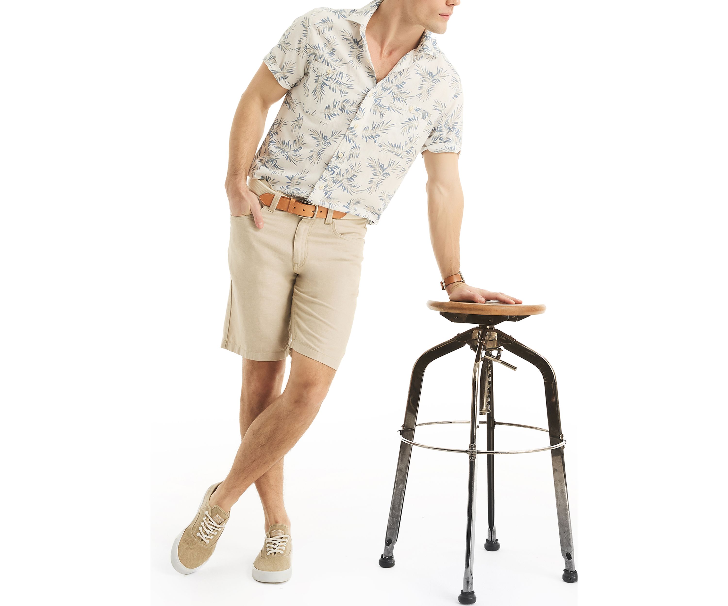 Jeans Co. 9.5" Linen 5-Pocket Shorts
